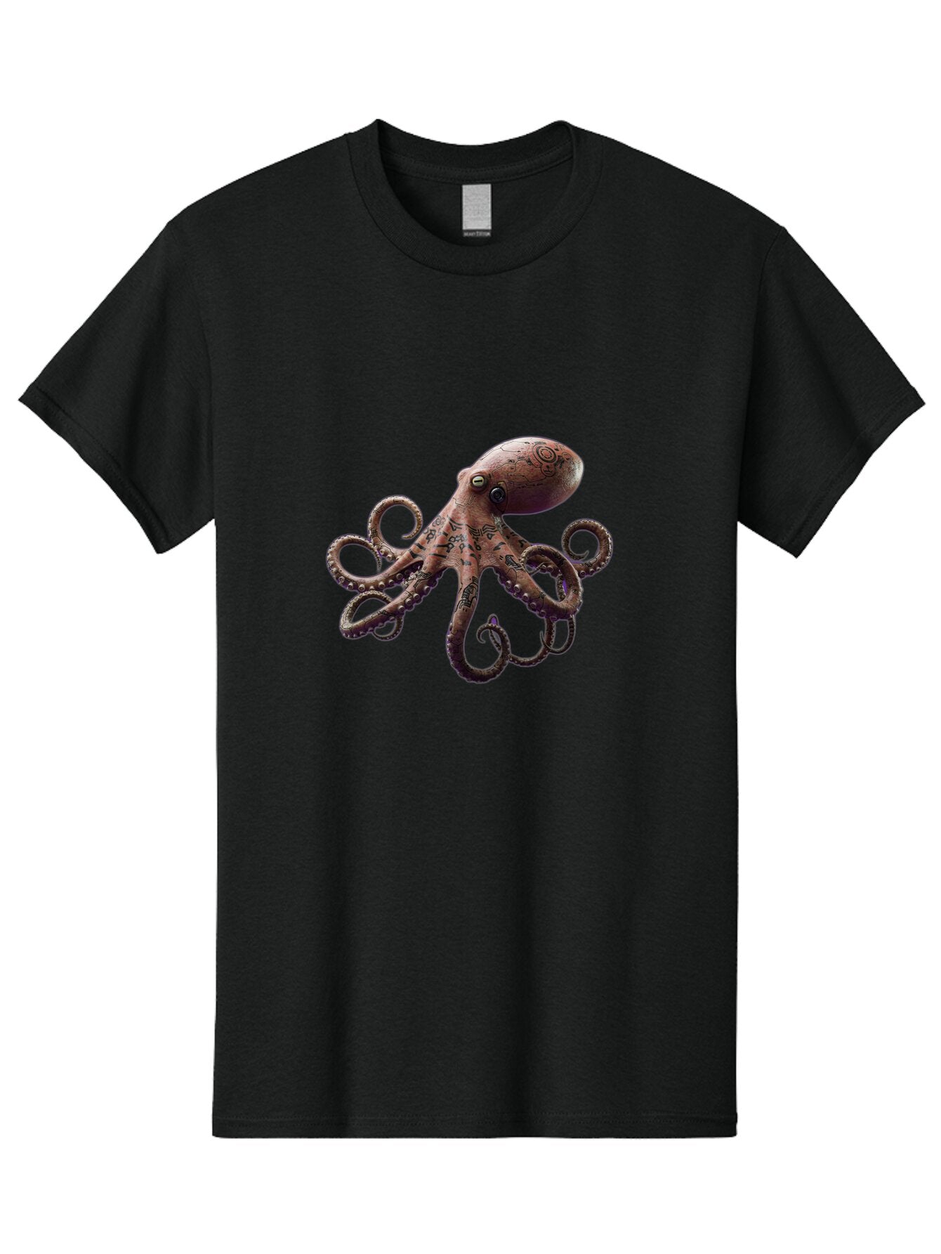 Octopus-1 Men'S Graphic Tee, 100% Cotton, Comfortable Casual Summer Wear, Machine Washable, Vintage Camera, Old Camera, Antique Camera, Black Camera, Classic Photography, Photography Equipment, Nostalgic Device, Film Camera, Camera Art Bam992 3