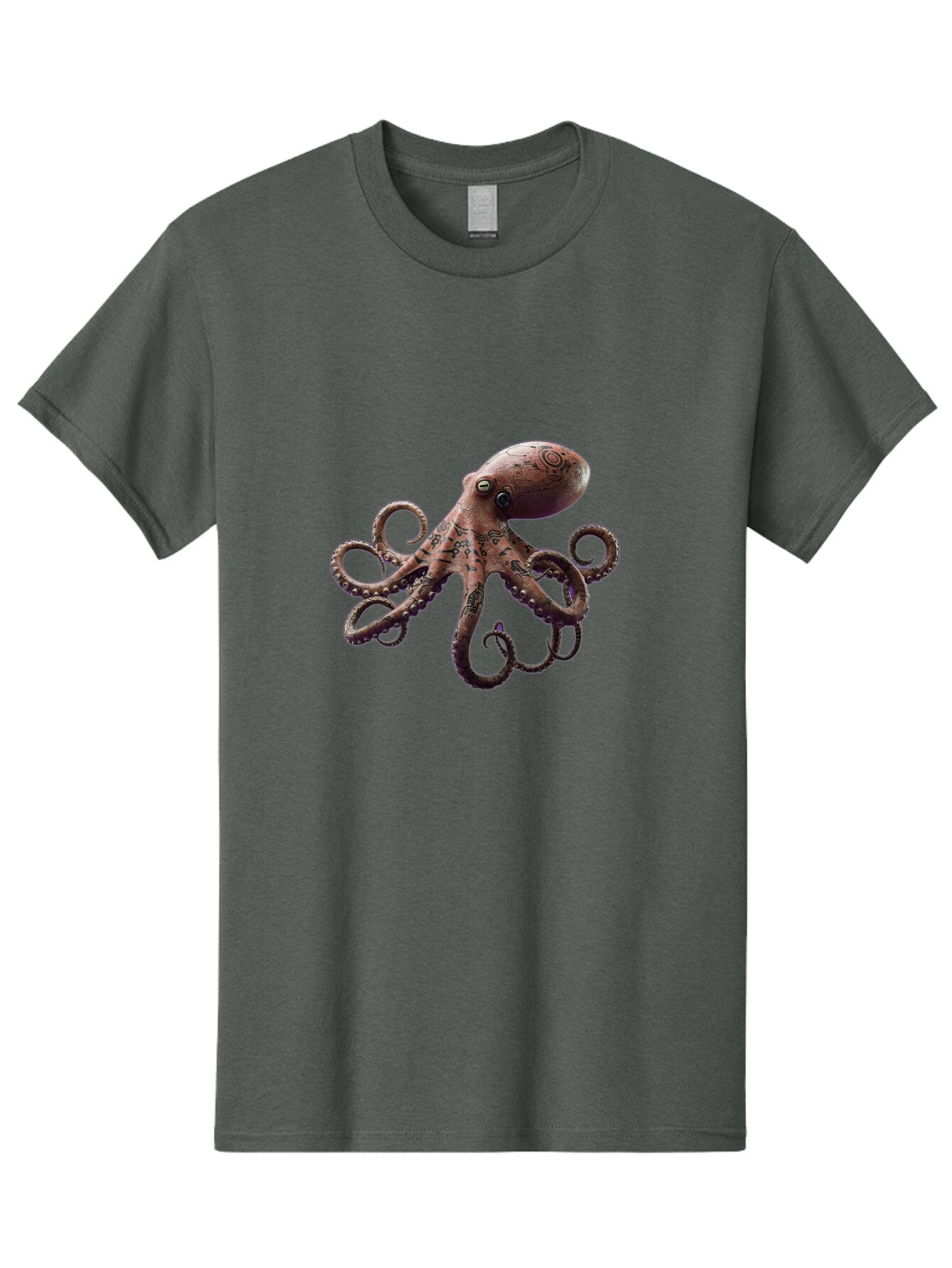 Octopus-1 Men'S Graphic Tee, 100% Cotton, Comfortable Casual Summer Wear, Machine Washable, Vintage Camera, Old Camera, Antique Camera, Black Camera, Classic Photography, Photography Equipment, Nostalgic Device, Film Camera, Camera Art Bam992 4