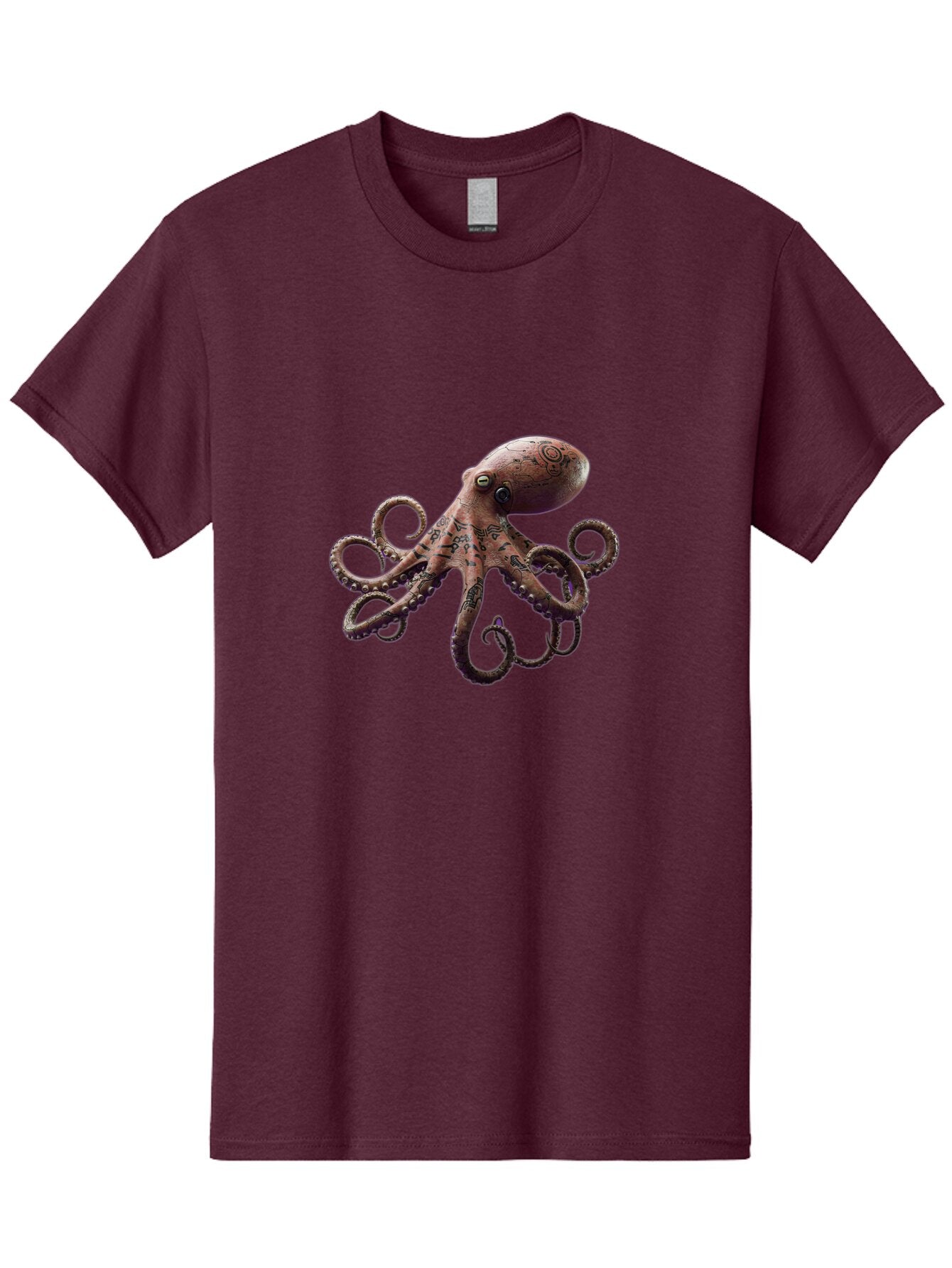 Octopus-1 Men'S Graphic Tee, 100% Cotton, Comfortable Casual Summer Wear, Machine Washable, Vintage Camera, Old Camera, Antique Camera, Black Camera, Classic Photography, Photography Equipment, Nostalgic Device, Film Camera, Camera Art Bam992