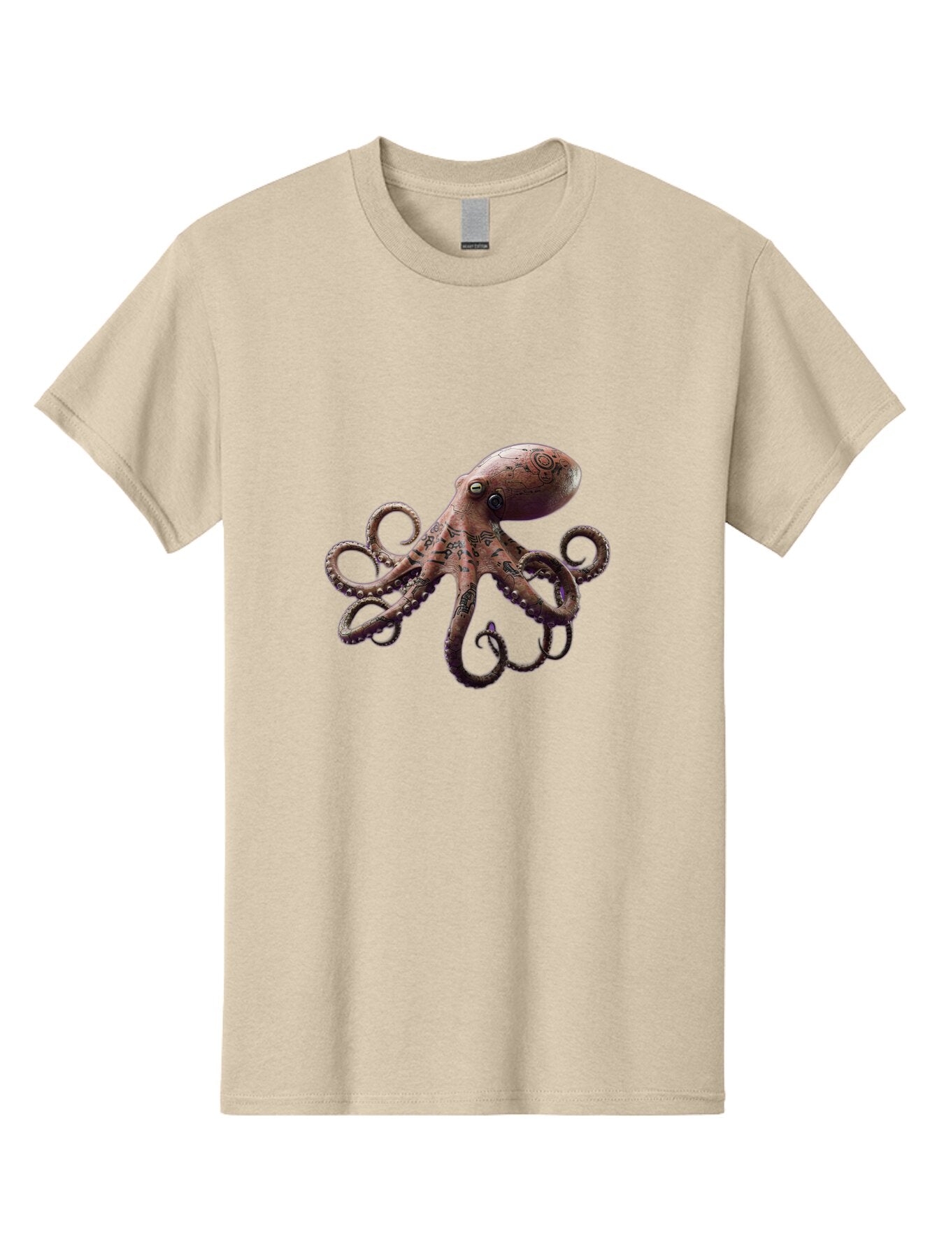 Octopus-1 Men'S Graphic Tee, 100% Cotton, Comfortable Casual Summer Wear, Machine Washable, Vintage Camera, Old Camera, Antique Camera, Black Camera, Classic Photography, Photography Equipment, Nostalgic Device, Film Camera, Camera Art Bam992 15