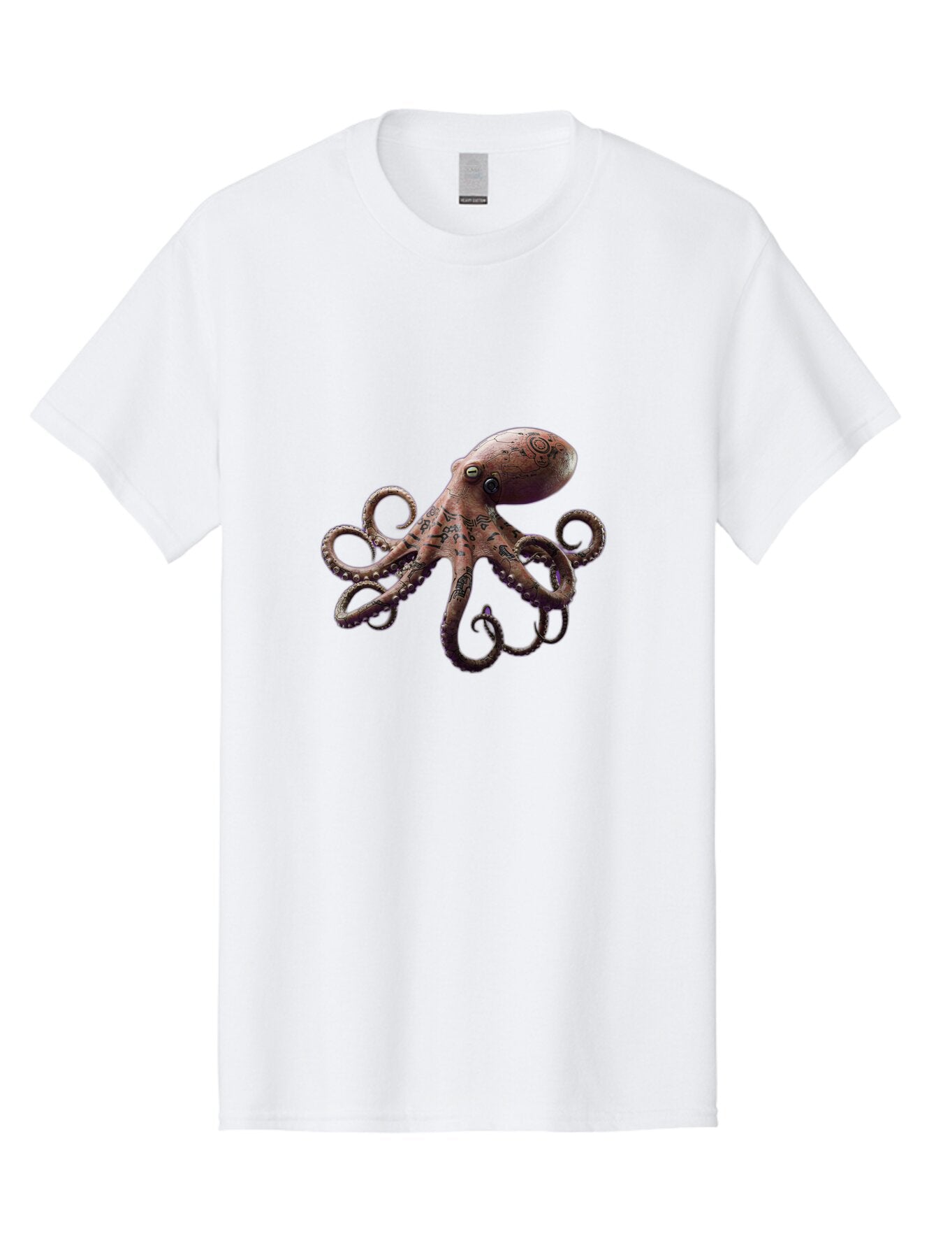 Octopus-1 Men'S Graphic Tee, 100% Cotton, Comfortable Casual Summer Wear, Machine Washable, Vintage Camera, Old Camera, Antique Camera, Black Camera, Classic Photography, Photography Equipment, Nostalgic Device, Film Camera, Camera Art Bam992 7