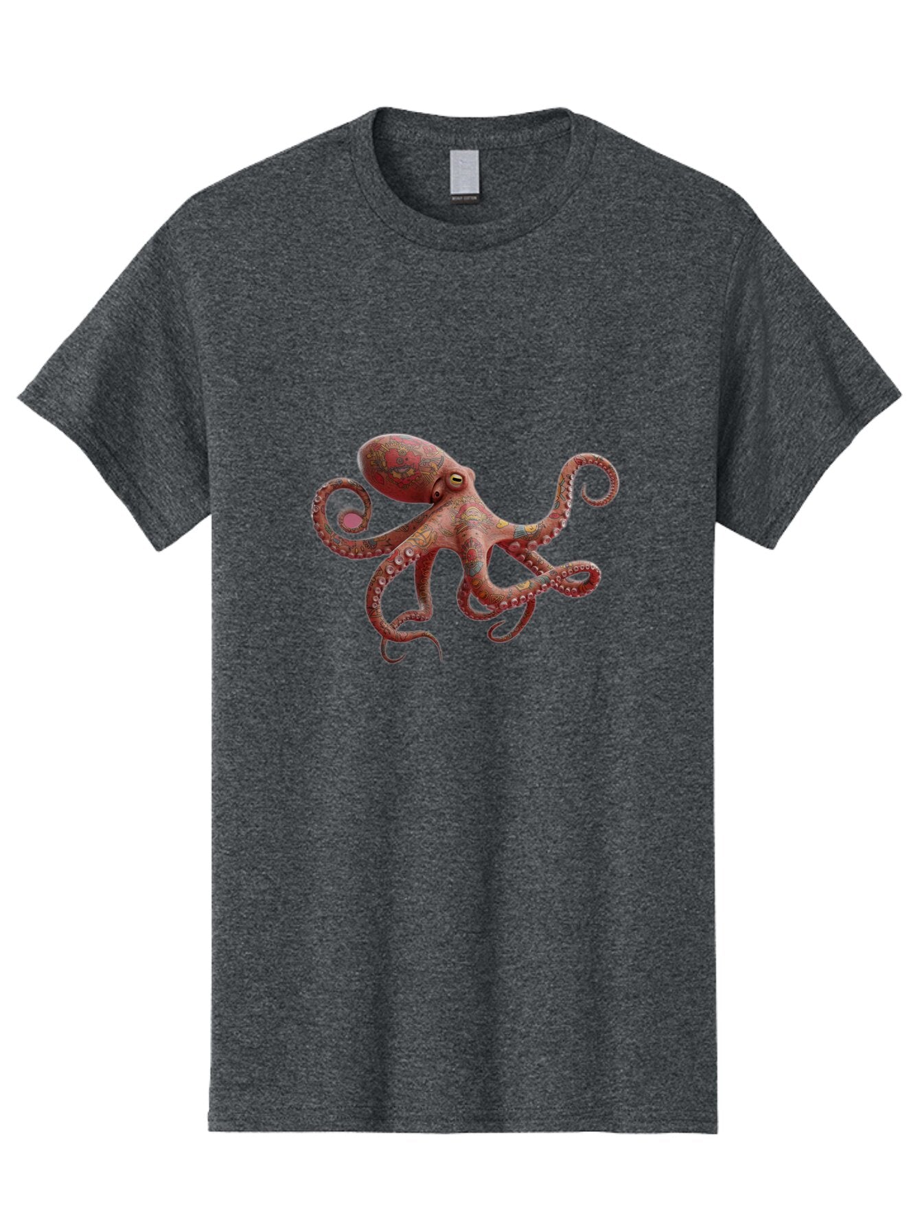 Octopus-2 Men'S Graphic Tee, 100% Cotton, Comfortable Casual Summer Wear, Machine Washable, Vintage Camera, Old Camera, Antique Camera, Black Camera, Classic Photography, Photography Equipment, Nostalgic Device, Film Camera, Camera Art Bam993 14