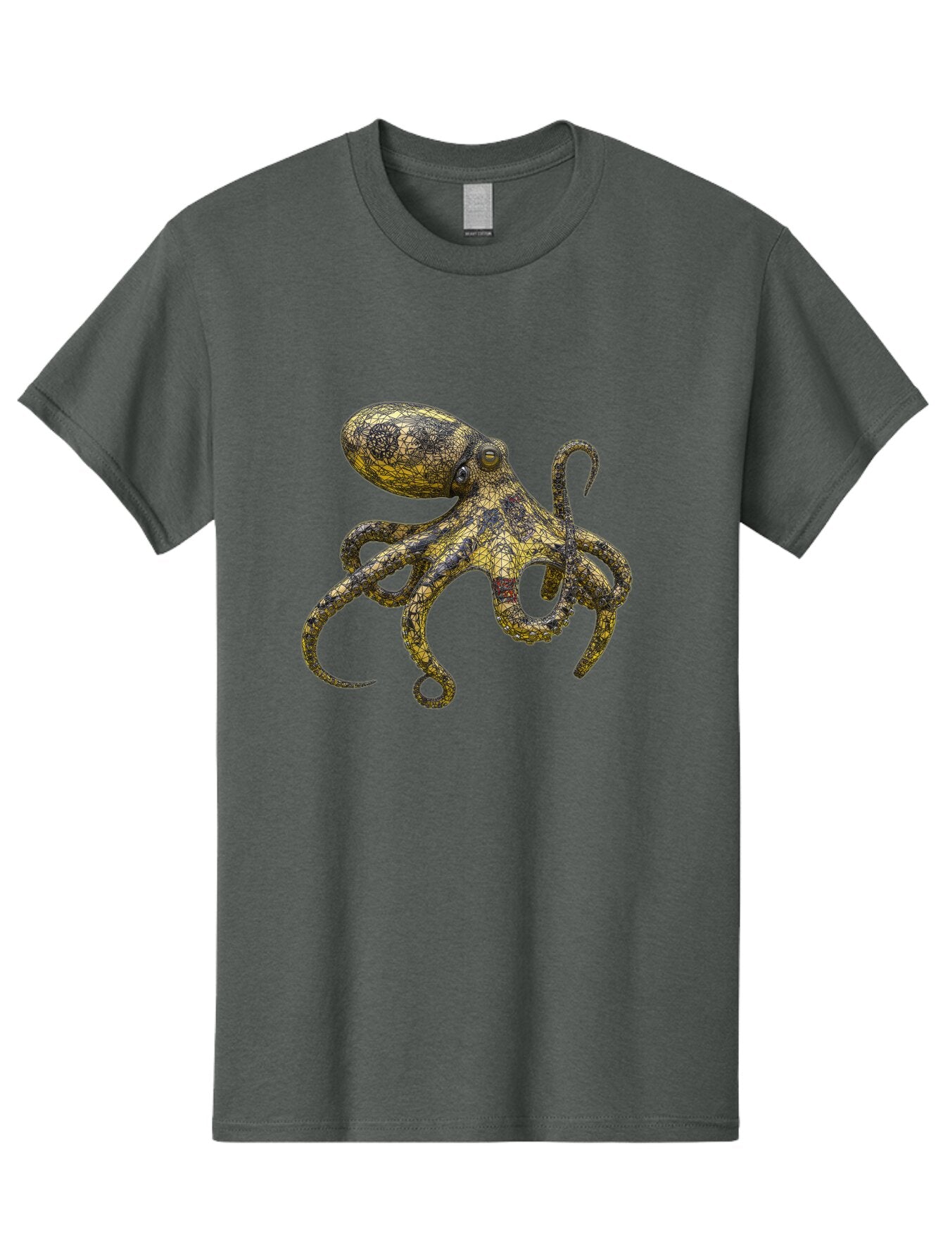 Octopus-3 Men'S Graphic Tee, 100% Cotton, Comfortable Casual Summer Wear, Machine Washable, Vintage Camera, Old Camera, Antique Camera, Black Camera, Classic Photography, Photography Equipment, Nostalgic Device, Film Camera, Camera Art Bam994 9