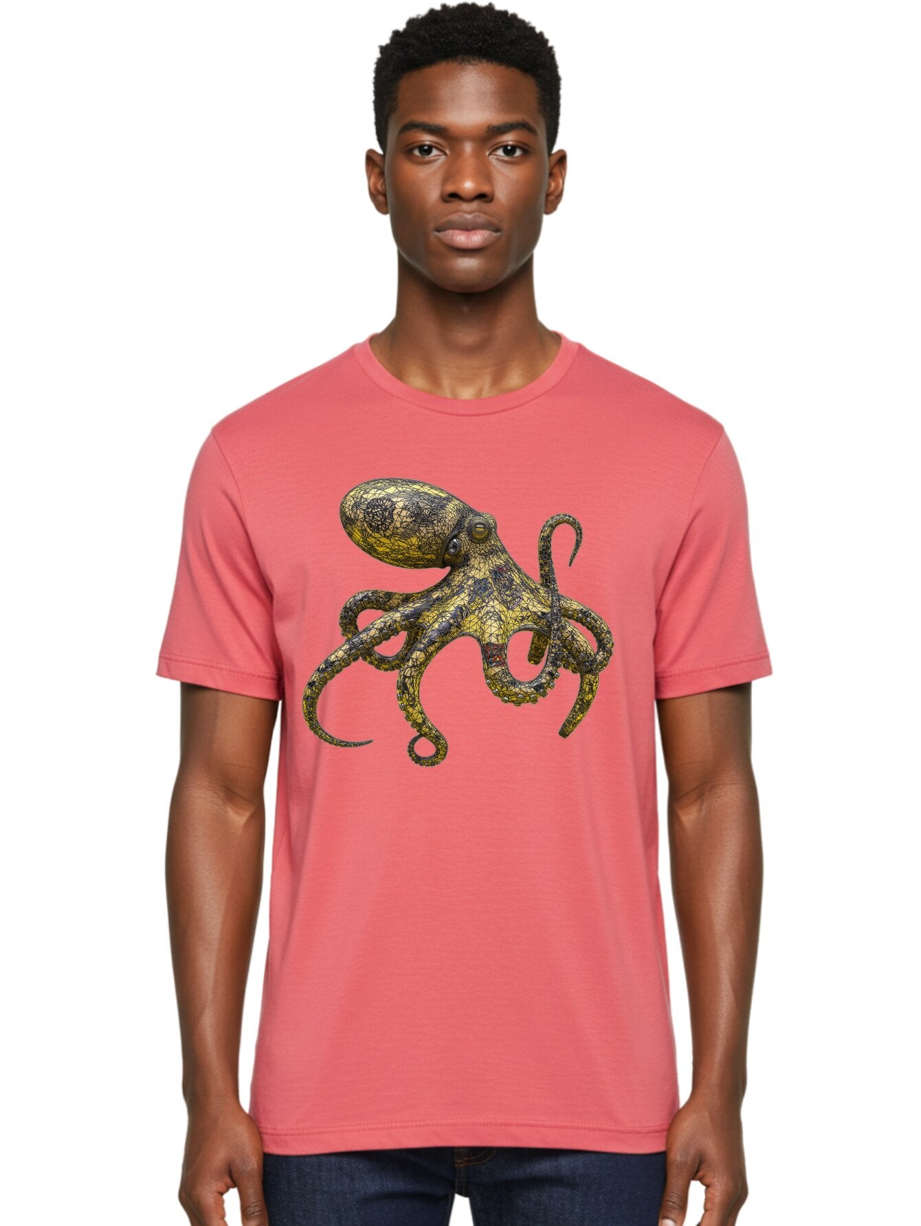 Octopus-3 Men'S Graphic Tee, 100% Cotton, Comfortable Casual Summer Wear, Machine Washable, Vintage Camera, Old Camera, Antique Camera, Black Camera, Classic Photography, Photography Equipment, Nostalgic Device, Film Camera, Camera Art Bam994 18