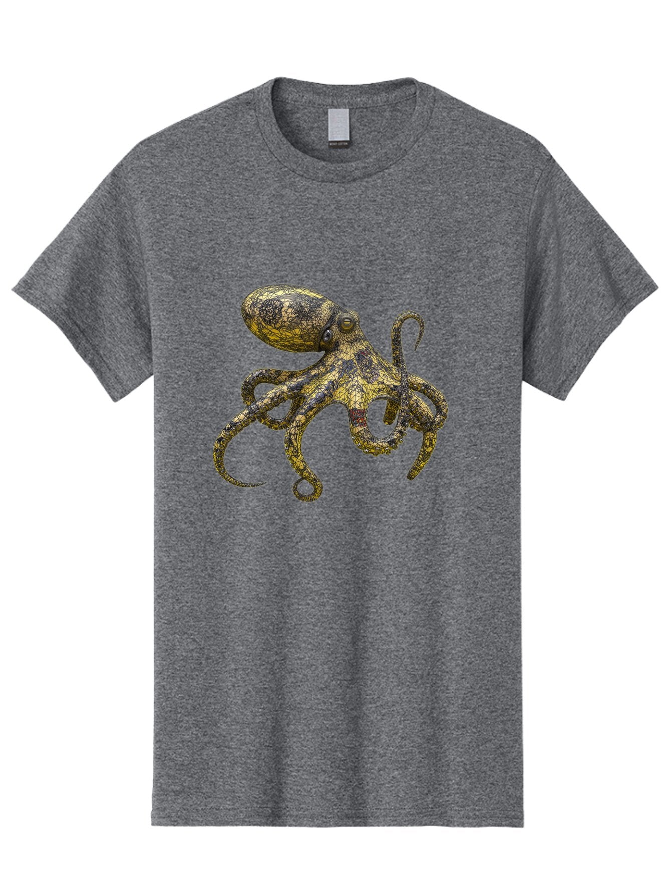 Octopus-3 Men'S Graphic Tee, 100% Cotton, Comfortable Casual Summer Wear, Machine Washable, Vintage Camera, Old Camera, Antique Camera, Black Camera, Classic Photography, Photography Equipment, Nostalgic Device, Film Camera, Camera Art Bam994