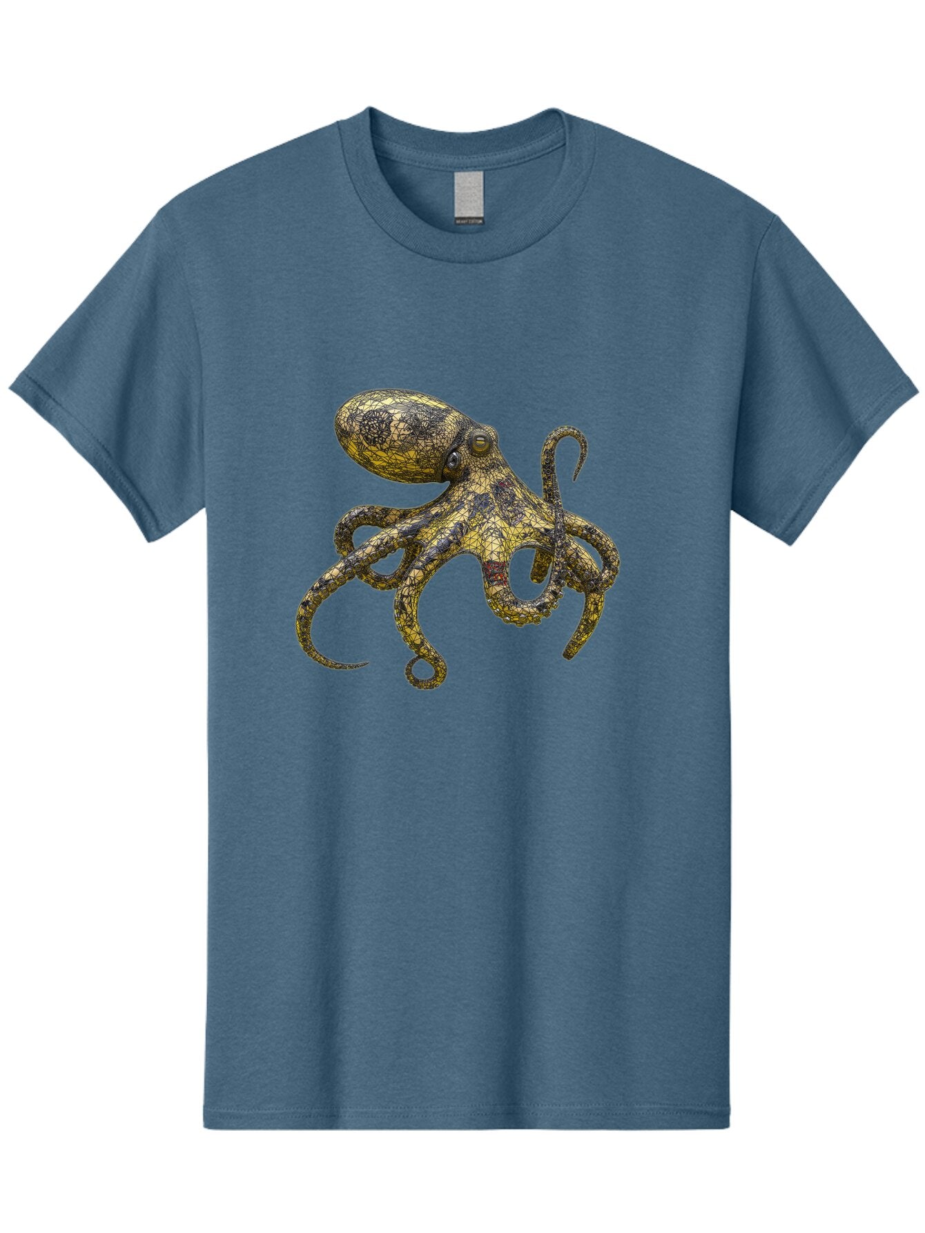 Octopus-3 Men'S Graphic Tee, 100% Cotton, Comfortable Casual Summer Wear, Machine Washable, Vintage Camera, Old Camera, Antique Camera, Black Camera, Classic Photography, Photography Equipment, Nostalgic Device, Film Camera, Camera Art Bam994 5