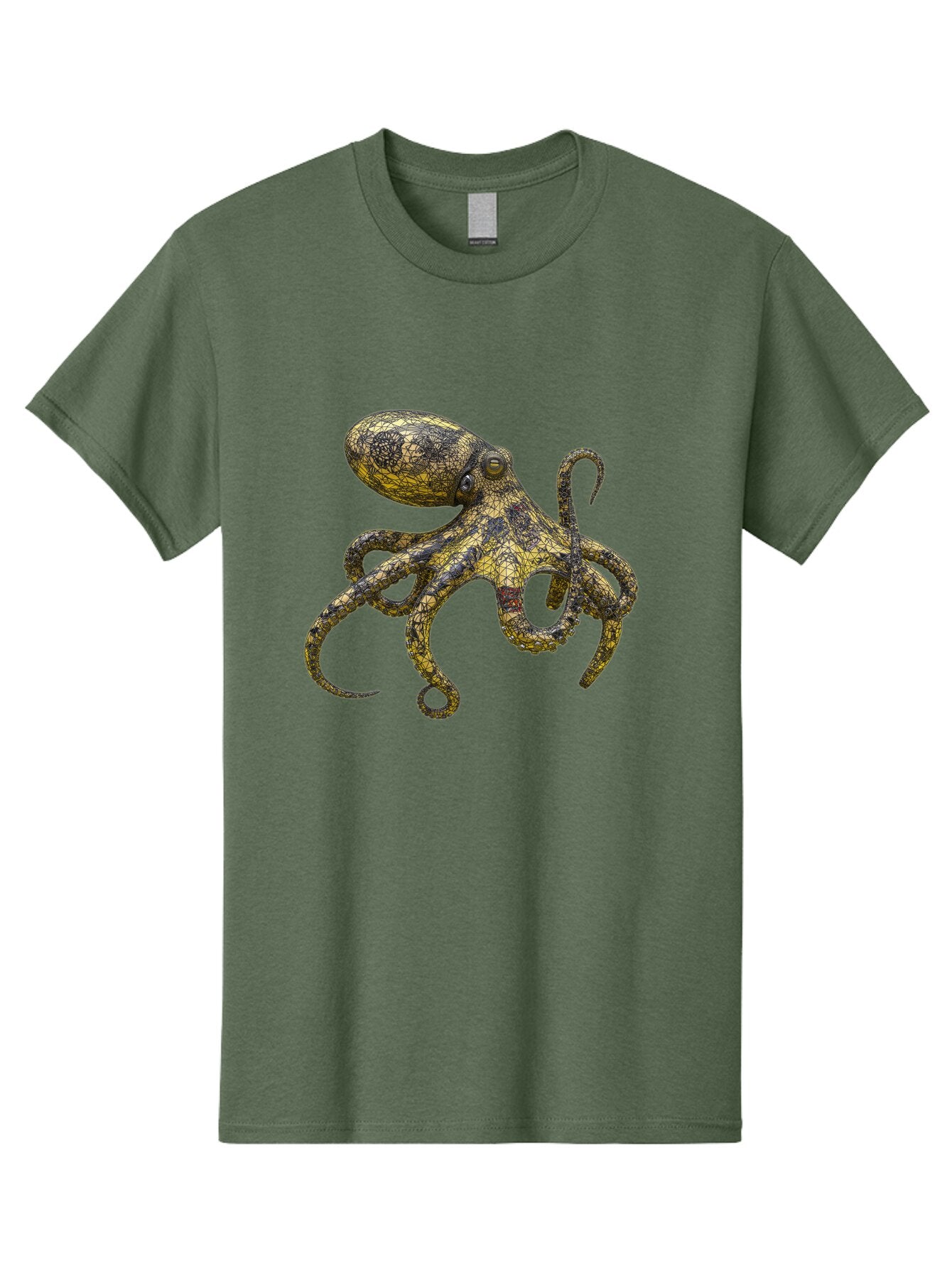 Octopus-3 Men'S Graphic Tee, 100% Cotton, Comfortable Casual Summer Wear, Machine Washable, Vintage Camera, Old Camera, Antique Camera, Black Camera, Classic Photography, Photography Equipment, Nostalgic Device, Film Camera, Camera Art Bam994