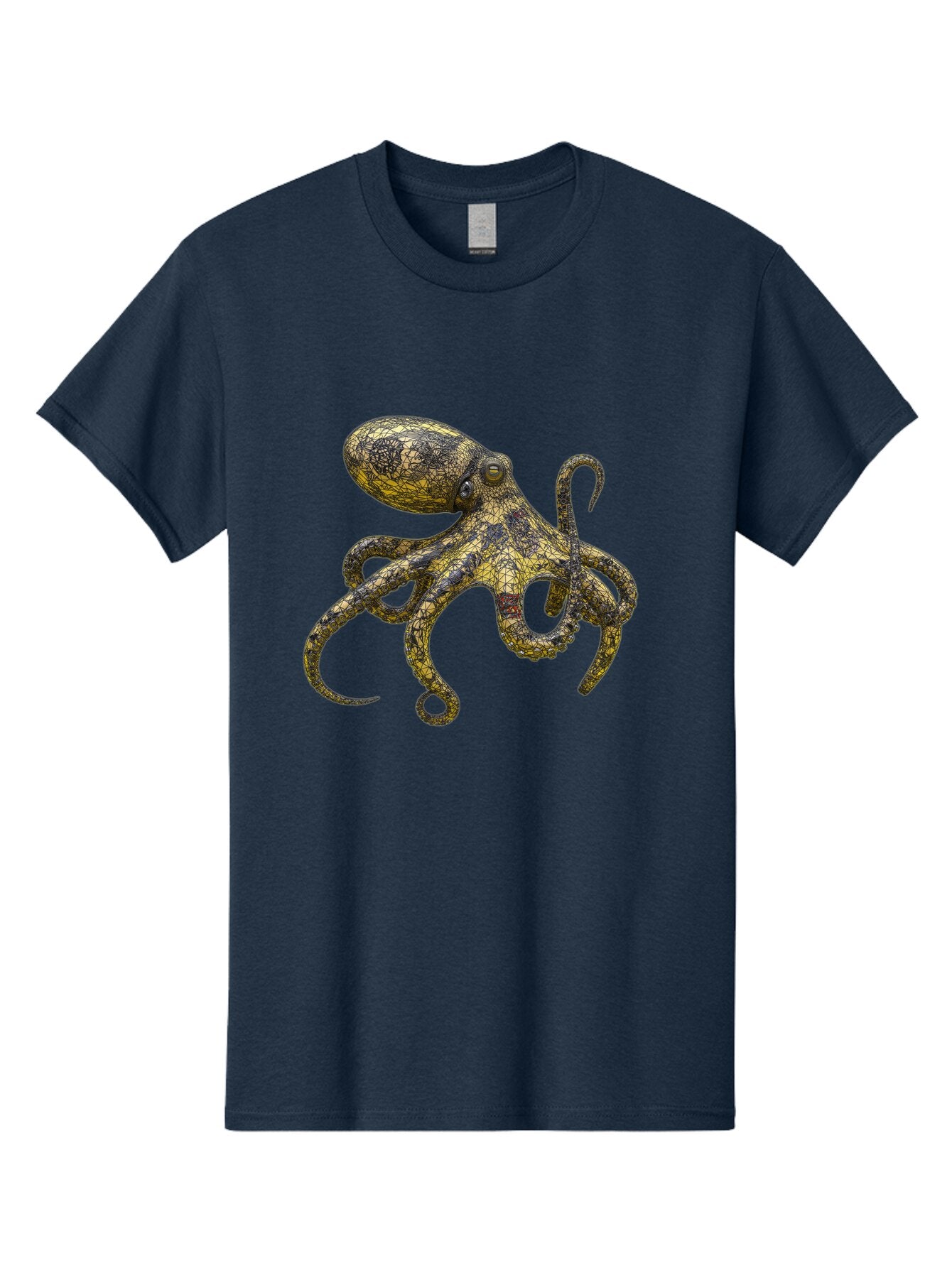 Octopus-3 Men'S Graphic Tee, 100% Cotton, Comfortable Casual Summer Wear, Machine Washable, Vintage Camera, Old Camera, Antique Camera, Black Camera, Classic Photography, Photography Equipment, Nostalgic Device, Film Camera, Camera Art Bam994 12