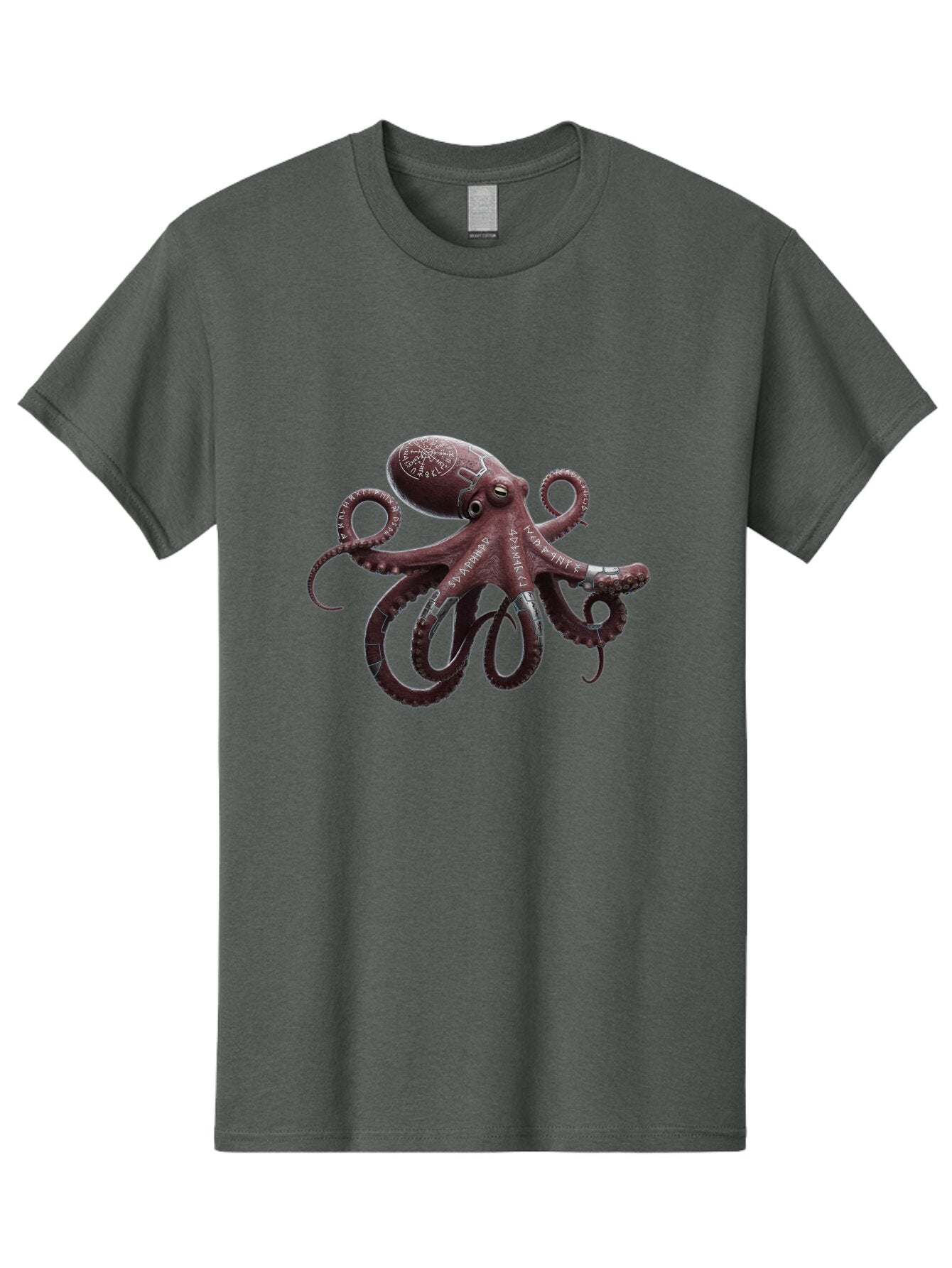 Octopus-4 Men'S Graphic Tee, 100% Cotton, Comfortable Casual Summer Wear, Machine Washable, Vintage Camera, Old Camera, Antique Camera, Black Camera, Classic Photography, Photography Equipment, Nostalgic Device, Film Camera, Camera Art Bam995