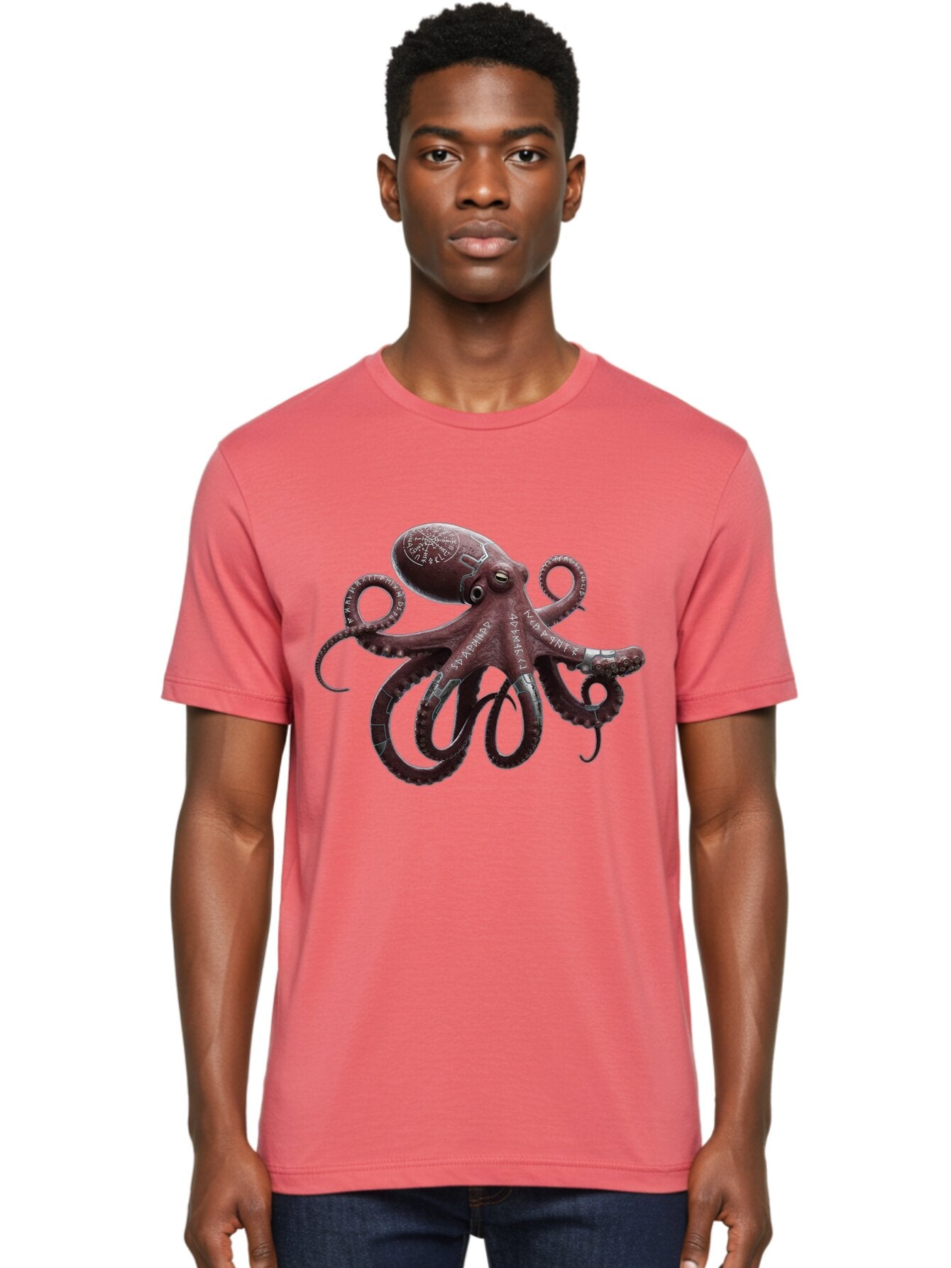 Octopus-4 Men'S Graphic Tee, 100% Cotton, Comfortable Casual Summer Wear, Machine Washable, Vintage Camera, Old Camera, Antique Camera, Black Camera, Classic Photography, Photography Equipment, Nostalgic Device, Film Camera, Camera Art Bam995 26