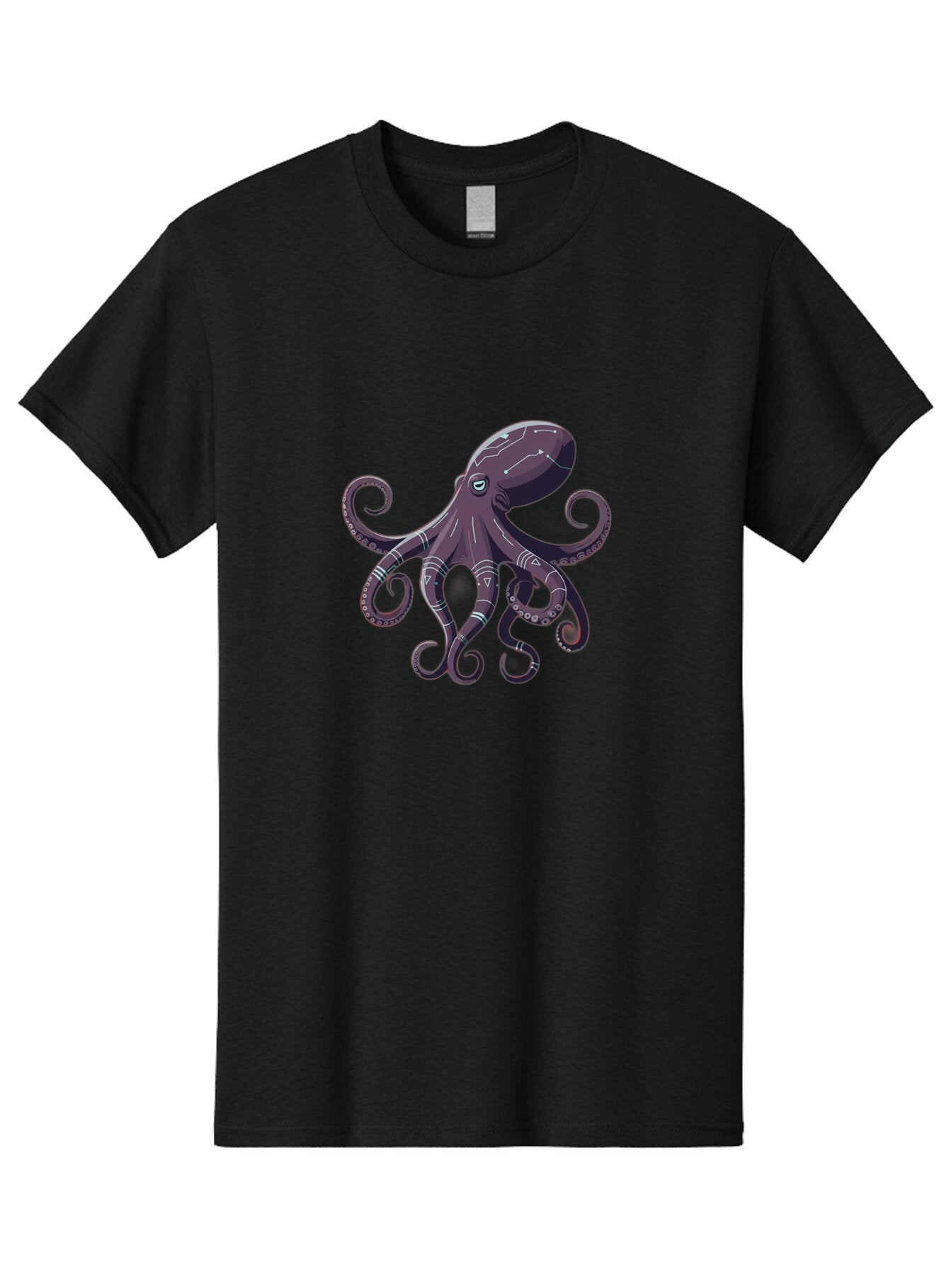 Octopus Men'S Graphic Tee, 100% Cotton, Comfortable Casual Summer Wear, Machine Washable, Vintage Camera, Old Camera, Antique Camera, Black Camera, Classic Photography, Photography Equipment, Nostalgic Device, Film Camera, Camera Art Bam997