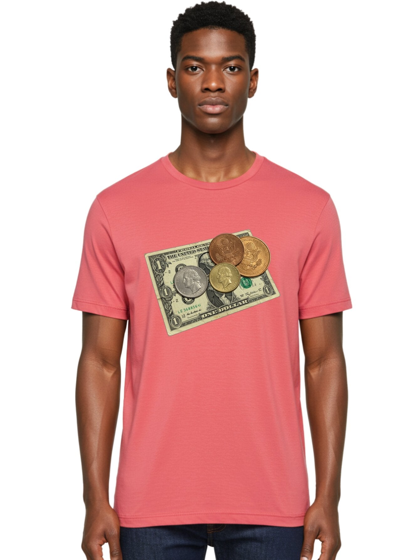 One-Dollar Men'S Graphic Tee, 100% Cotton, Comfortable Casual Summer Wear, Machine Washable, Vintage Camera, Old Camera, Antique Camera, Black Camera, Classic Photography, Photography Equipment, Nostalgic Device, Film Camera, Camera Art Ban000 19
