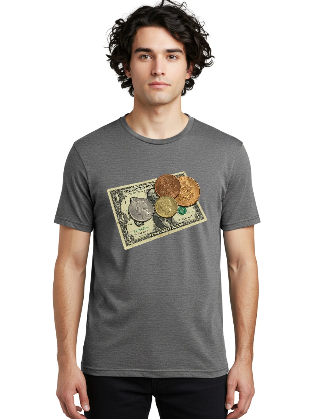 One-Dollar Men'S Graphic Tee, 100% Cotton, Comfortable Casual Summer Wear, Machine Washable, Vintage Camera, Old Camera, Antique Camera, Black Camera, Classic Photography, Photography Equipment, Nostalgic Device, Film Camera, Camera Art Ban000 30