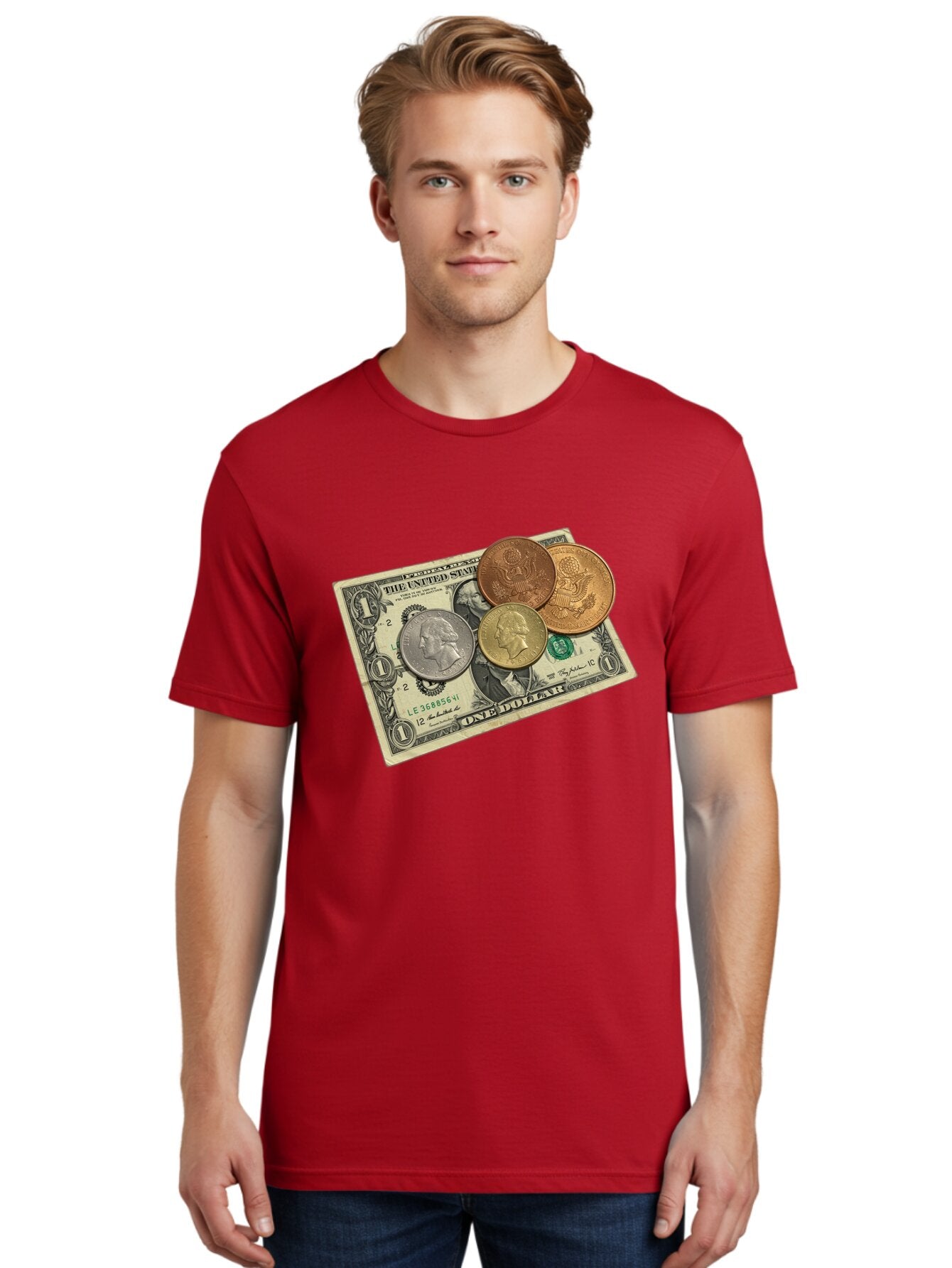 One-Dollar Men'S Graphic Tee, 100% Cotton, Comfortable Casual Summer Wear, Machine Washable, Vintage Camera, Old Camera, Antique Camera, Black Camera, Classic Photography, Photography Equipment, Nostalgic Device, Film Camera, Camera Art Ban000 23