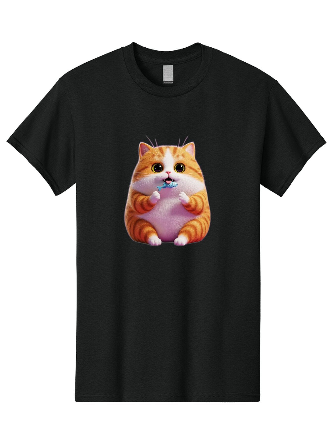 Orange-Tabby-Cat-1 Men'S Graphic Tee, 100% Cotton, Comfortable Casual Summer Wear, Machine Washable, Vintage Camera, Old Camera, Antique Camera, Black Camera, Classic Photography, Photography Equipment, Nostalgic Device, Film Camera, Ban003