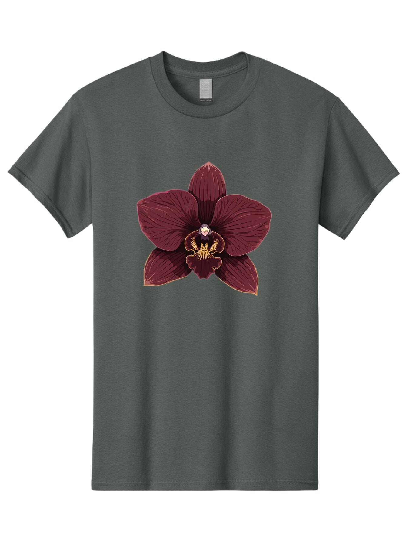 Orchid-Flower Men'S Graphic Tee, 100% Cotton, Comfortable Casual Summer Wear, Machine Washable, Vintage Camera, Old Camera, Antique Camera, Black Camera, Classic Photography, Photography Equipment, Nostalgic Device, Film Camera, Camera Art Ban005 5