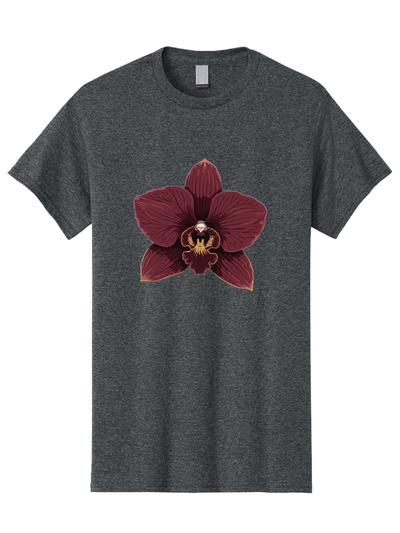 Orchid-Flower Men'S Graphic Tee, 100% Cotton, Comfortable Casual Summer Wear, Machine Washable, Vintage Camera, Old Camera, Antique Camera, Black Camera, Classic Photography, Photography Equipment, Nostalgic Device, Film Camera, Camera Art Ban005 12
