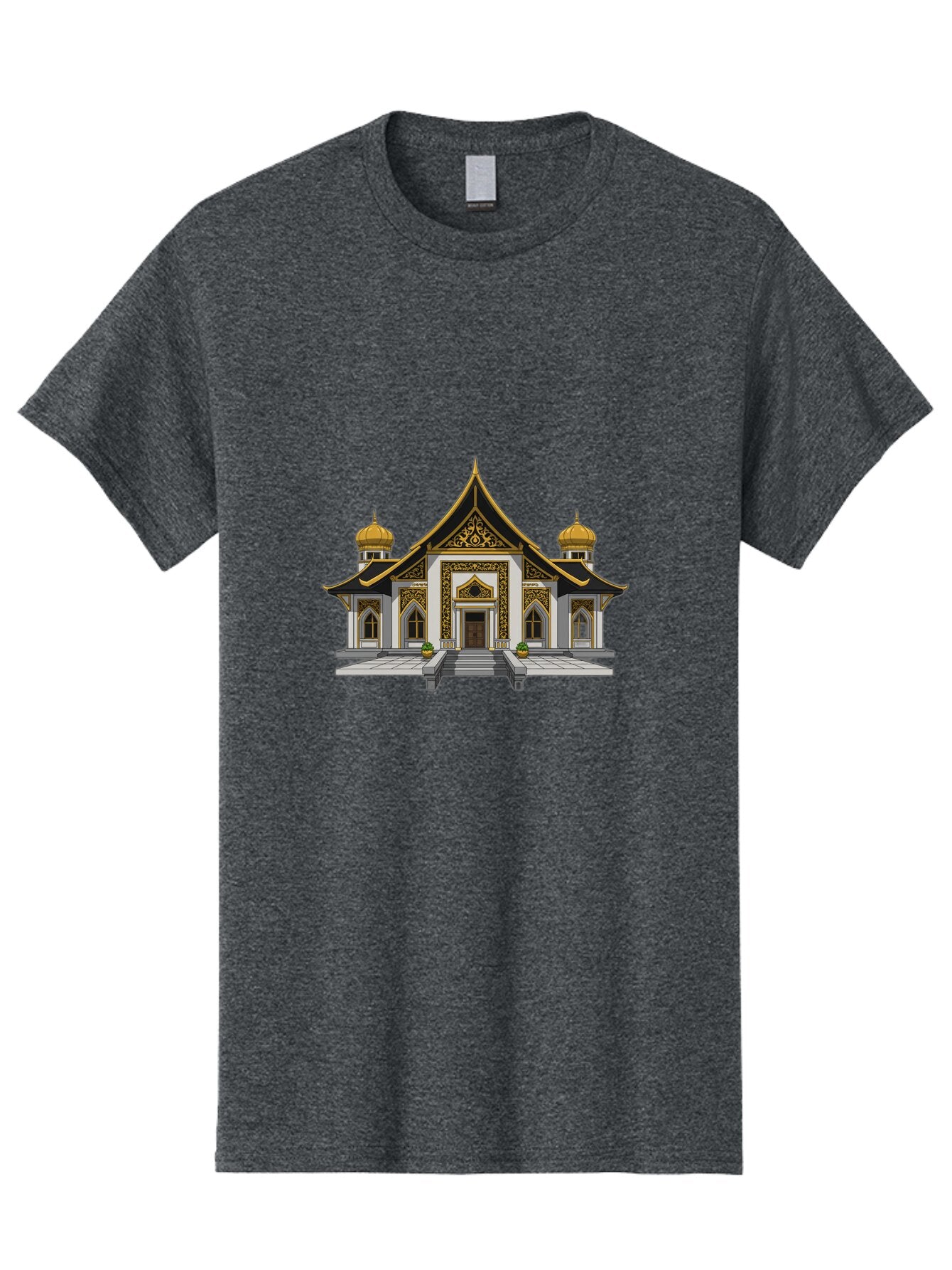 Ornate-Building Men'S Graphic Tee, 100% Cotton, Comfortable Casual Summer Wear, Machine Washable, Vintage Camera, Old Camera, Antique Camera, Black Camera, Classic Photography, Photography Equipment, Nostalgic Device, Film Camera, Camera Art Ban010 15