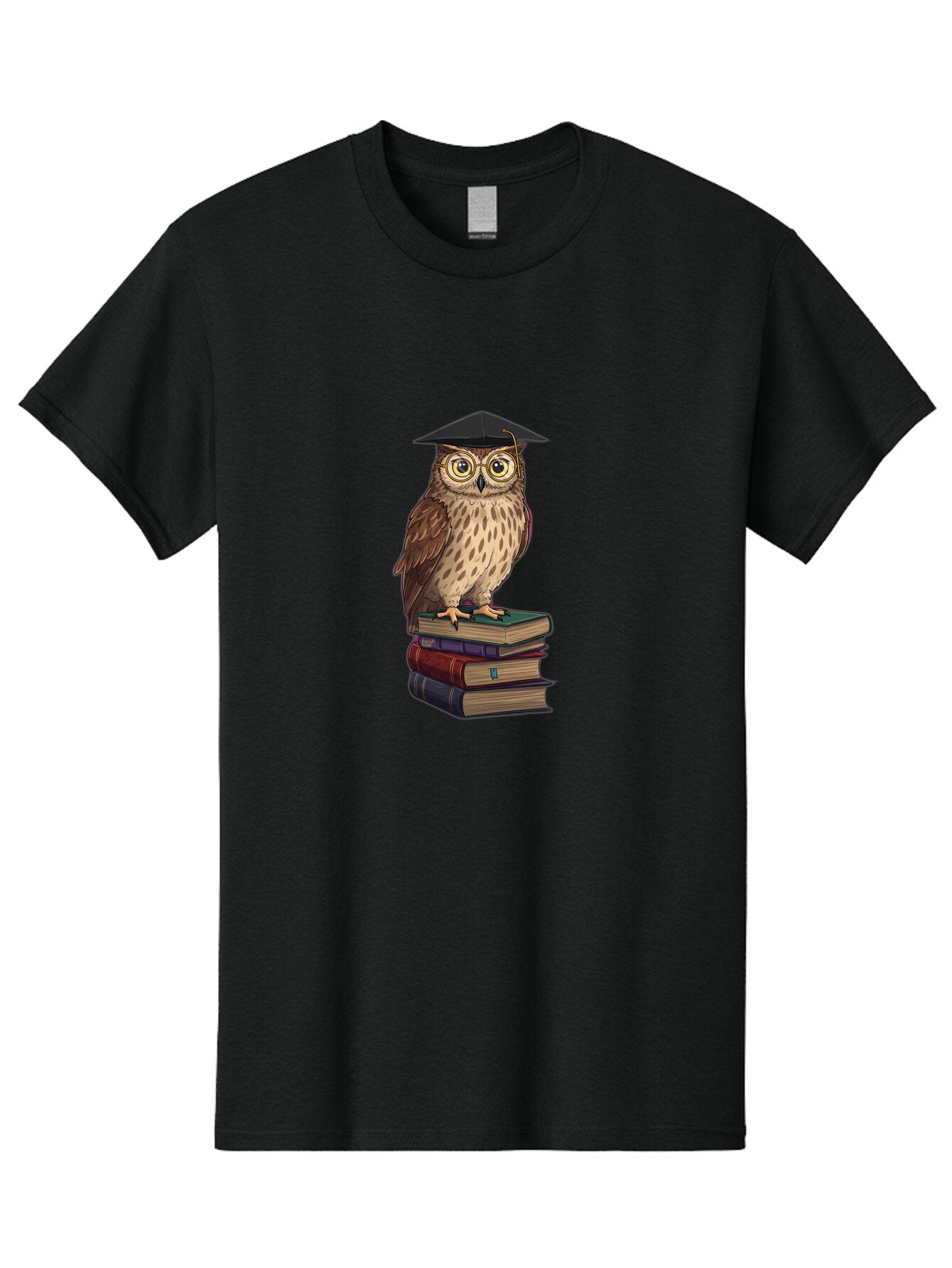 Owl-In-Graduation-Cap Men'S Graphic Tee, 100% Cotton, Comfortable Casual Summer Wear, Machine Washable, Vintage Camera, Old Camera, Antique Camera, Black Camera, Classic Photography, Photography Equipment, Nostalgic Device, Film Camera, Ban015
