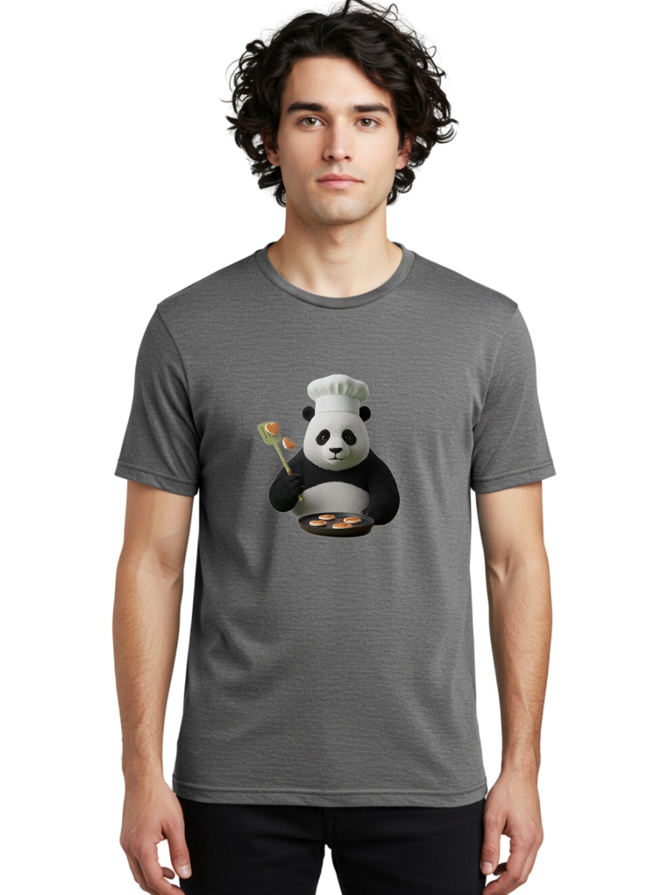 Panda-Chef-2 Men'S Graphic Tee, 100% Cotton, Comfortable Casual Summer Wear, Machine Washable, Vintage Camera, Old Camera, Antique Camera, Black Camera, Classic Photography, Photography Equipment, Nostalgic Device, Film Camera, Camera Art Ban033 16