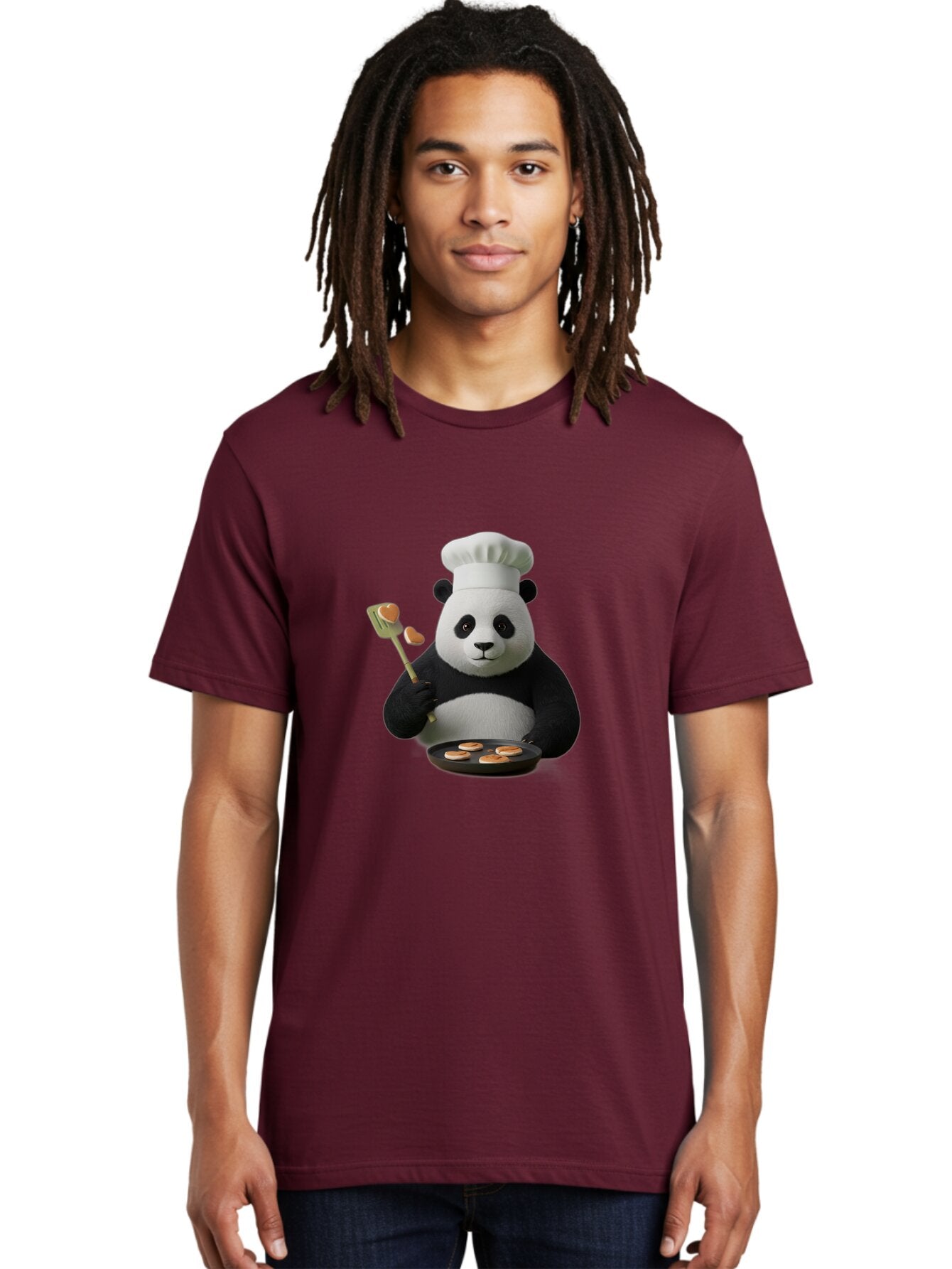 Panda-Chef-2 Men'S Graphic Tee, 100% Cotton, Comfortable Casual Summer Wear, Machine Washable, Vintage Camera, Old Camera, Antique Camera, Black Camera, Classic Photography, Photography Equipment, Nostalgic Device, Film Camera, Camera Art Ban033 29