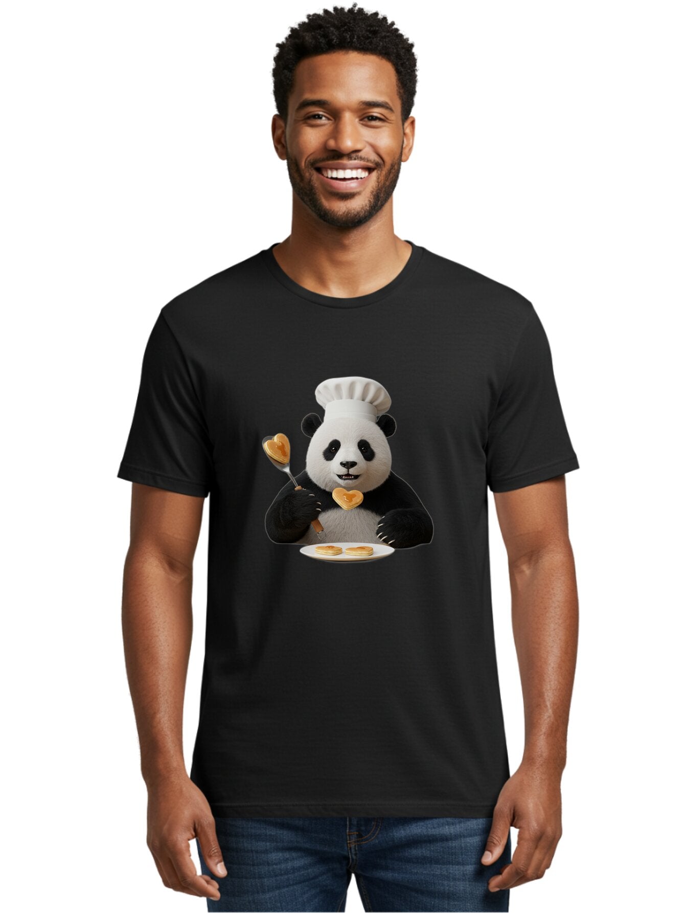 Panda-Chef-Pancakes Men'S Graphic Tee, 100% Cotton, Comfortable Casual Summer Wear, Machine Washable, Vintage Camera, Old Camera, Antique Camera, Black Camera, Classic Photography, Photography Equipment, Nostalgic Device, Film Camera, Ban034 25