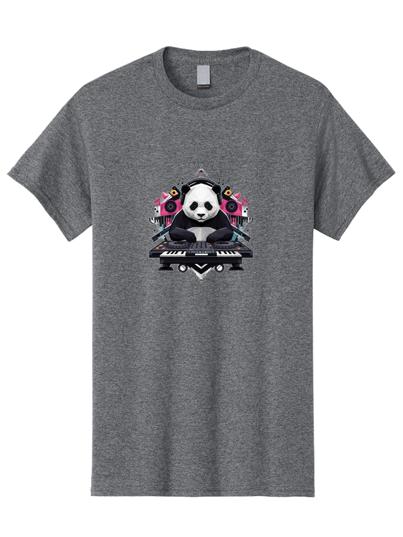 Panda-Dj-2 Men'S Graphic Tee, 100% Cotton, Comfortable Casual Summer Wear, Machine Washable, Vintage Camera, Old Camera, Antique Camera, Black Camera, Classic Photography, Photography Equipment, Nostalgic Device, Film Camera, Camera Art Ban037 5