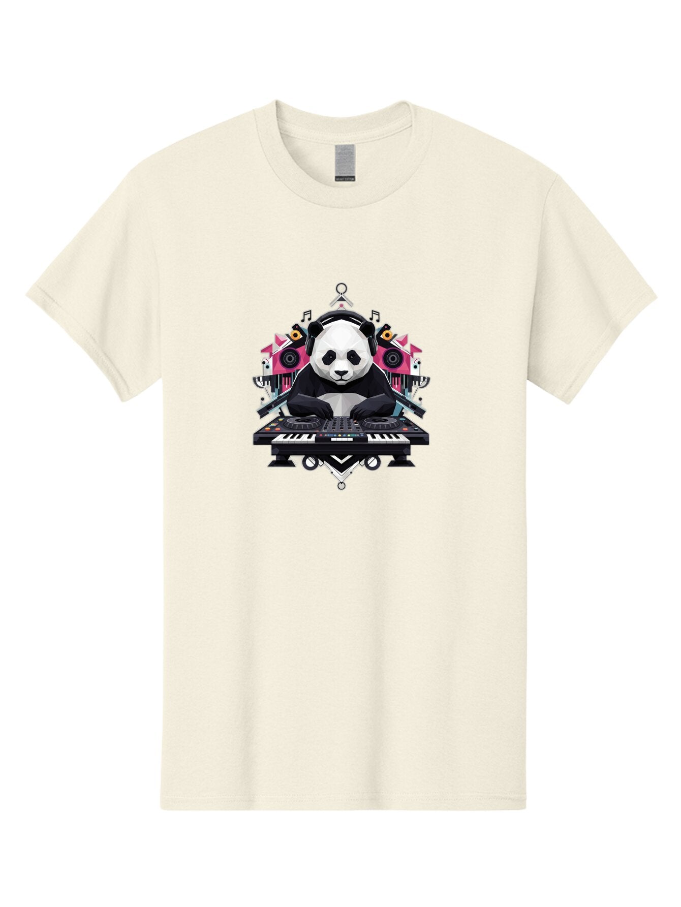 Panda-Dj-2 Men'S Graphic Tee, 100% Cotton, Comfortable Casual Summer Wear, Machine Washable, Vintage Camera, Old Camera, Antique Camera, Black Camera, Classic Photography, Photography Equipment, Nostalgic Device, Film Camera, Camera Art Ban037 6