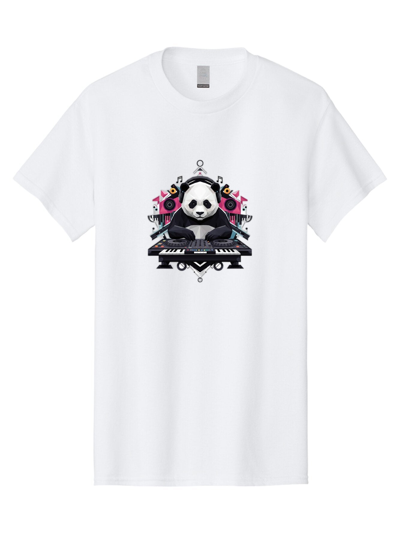 Panda-Dj-2 Men'S Graphic Tee, 100% Cotton, Comfortable Casual Summer Wear, Machine Washable, Vintage Camera, Old Camera, Antique Camera, Black Camera, Classic Photography, Photography Equipment, Nostalgic Device, Film Camera, Camera Art Ban037 8