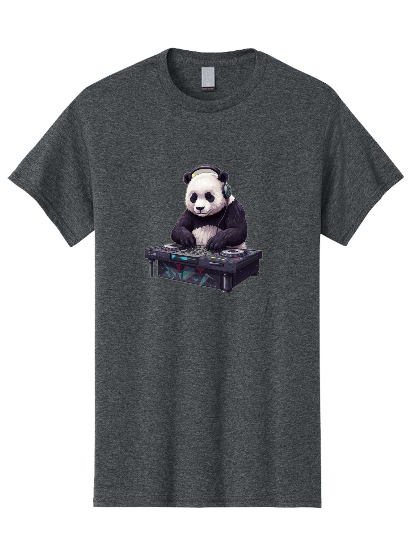 Panda-Dj-3 Men'S Graphic Tee, 100% Cotton, Comfortable Casual Summer Wear, Machine Washable, Vintage Camera, Old Camera, Antique Camera, Black Camera, Classic Photography, Photography Equipment, Nostalgic Device, Film Camera, Camera Art Ban038 3