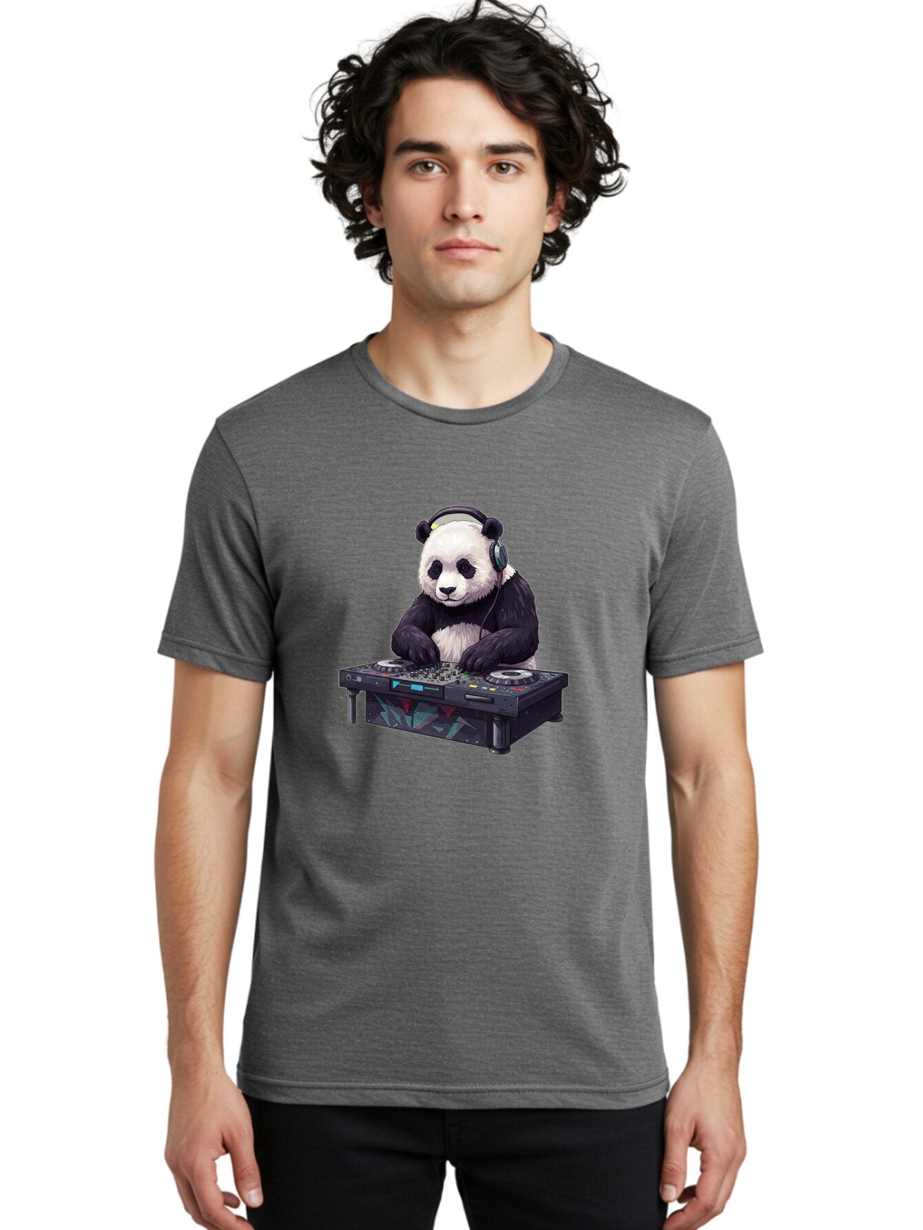 Panda-Dj-3 Men'S Graphic Tee, 100% Cotton, Comfortable Casual Summer Wear, Machine Washable, Vintage Camera, Old Camera, Antique Camera, Black Camera, Classic Photography, Photography Equipment, Nostalgic Device, Film Camera, Camera Art Ban038 26