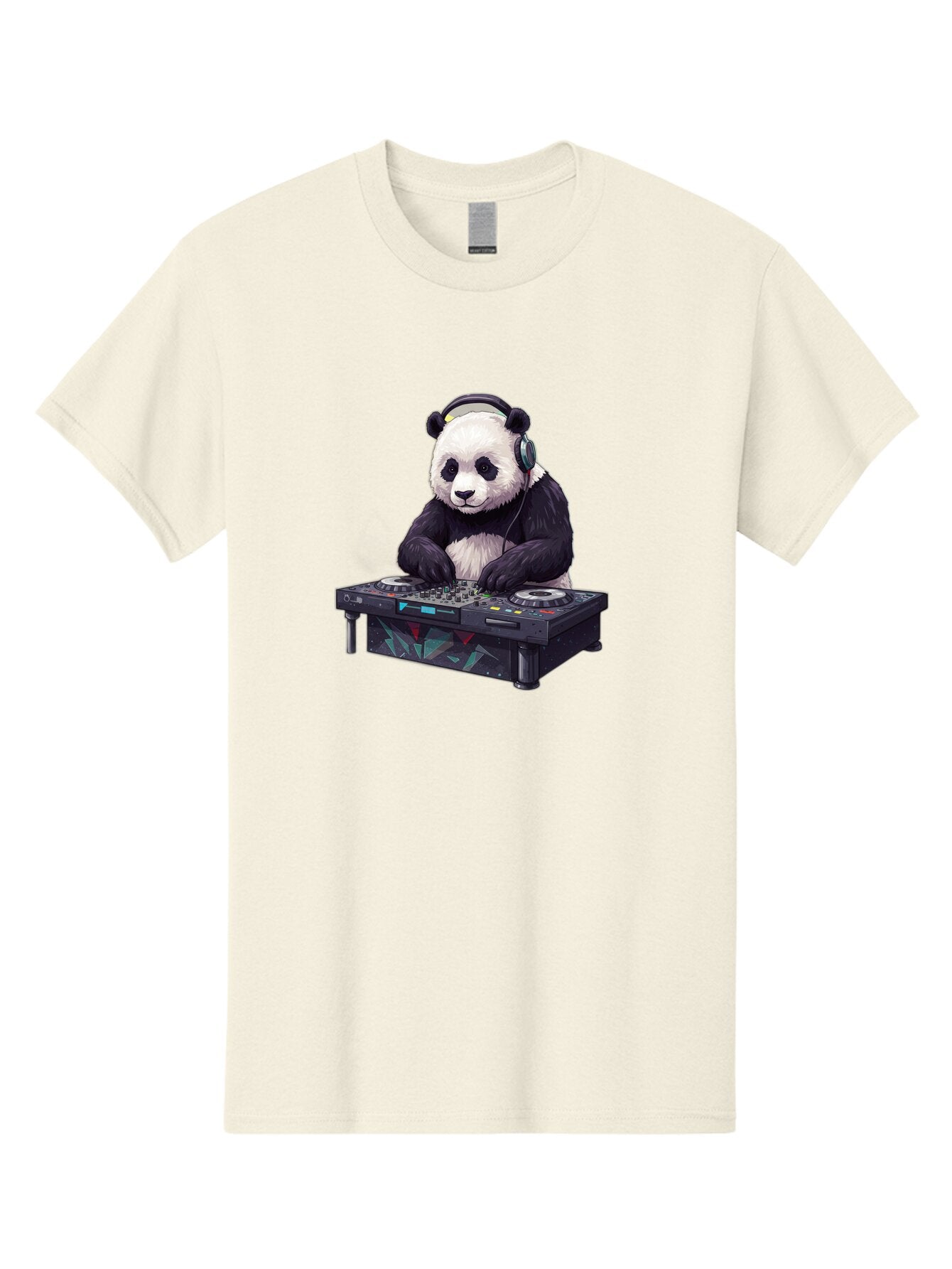 Panda-Dj-3 Men'S Graphic Tee, 100% Cotton, Comfortable Casual Summer Wear, Machine Washable, Vintage Camera, Old Camera, Antique Camera, Black Camera, Classic Photography, Photography Equipment, Nostalgic Device, Film Camera, Camera Art Ban038 5