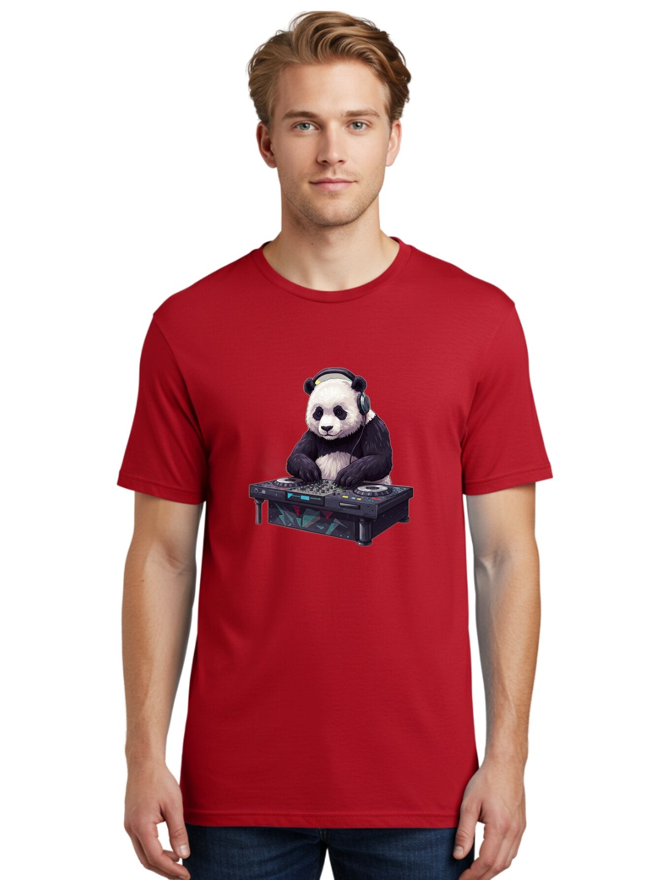 Panda-Dj-3 Men'S Graphic Tee, 100% Cotton, Comfortable Casual Summer Wear, Machine Washable, Vintage Camera, Old Camera, Antique Camera, Black Camera, Classic Photography, Photography Equipment, Nostalgic Device, Film Camera, Camera Art Ban038 19