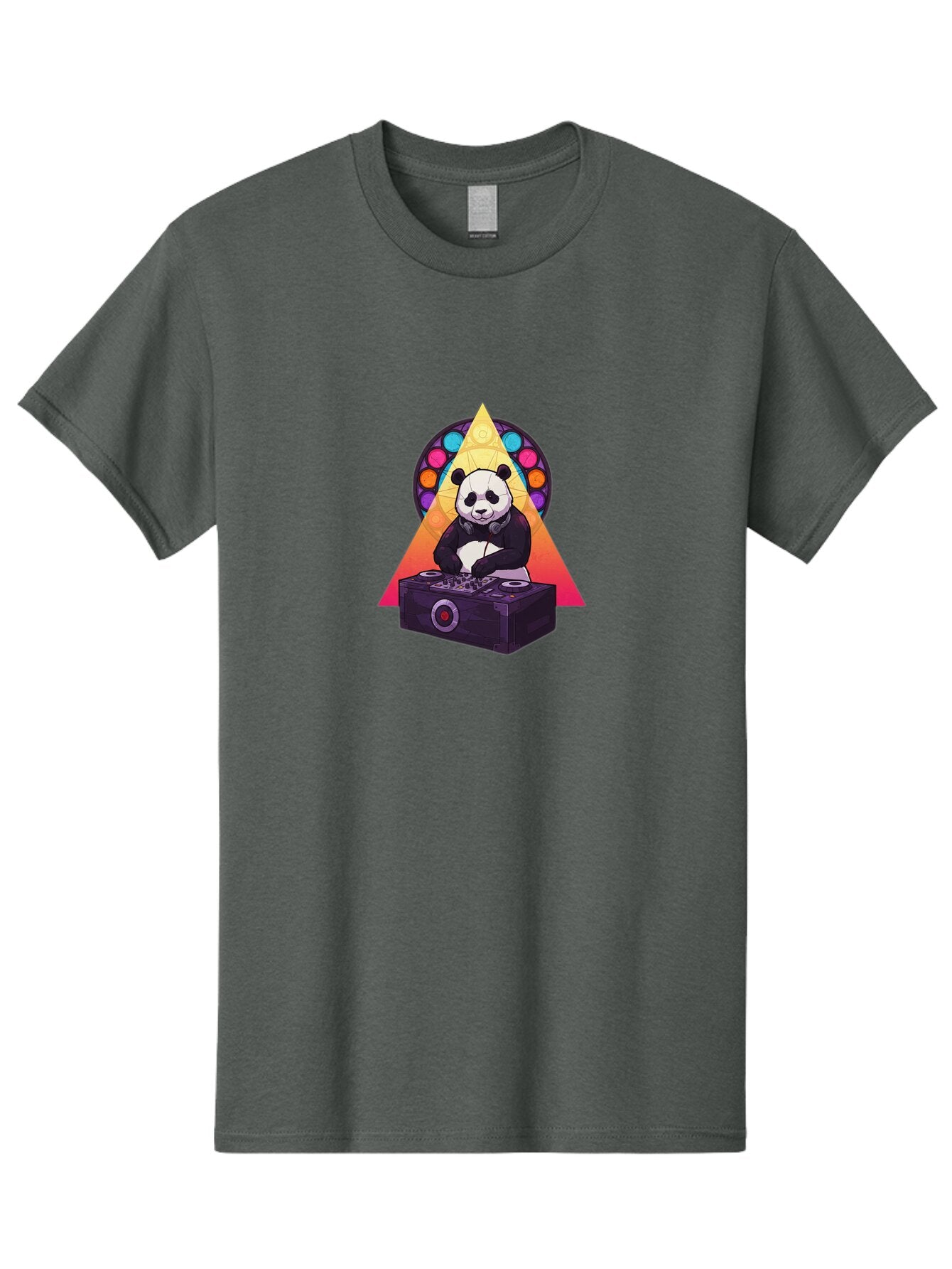 Panda-Dj-4 Men'S Graphic Tee, 100% Cotton, Comfortable Casual Summer Wear, Machine Washable, Vintage Camera, Old Camera, Antique Camera, Black Camera, Classic Photography, Photography Equipment, Nostalgic Device, Film Camera, Camera Art Ban039 13