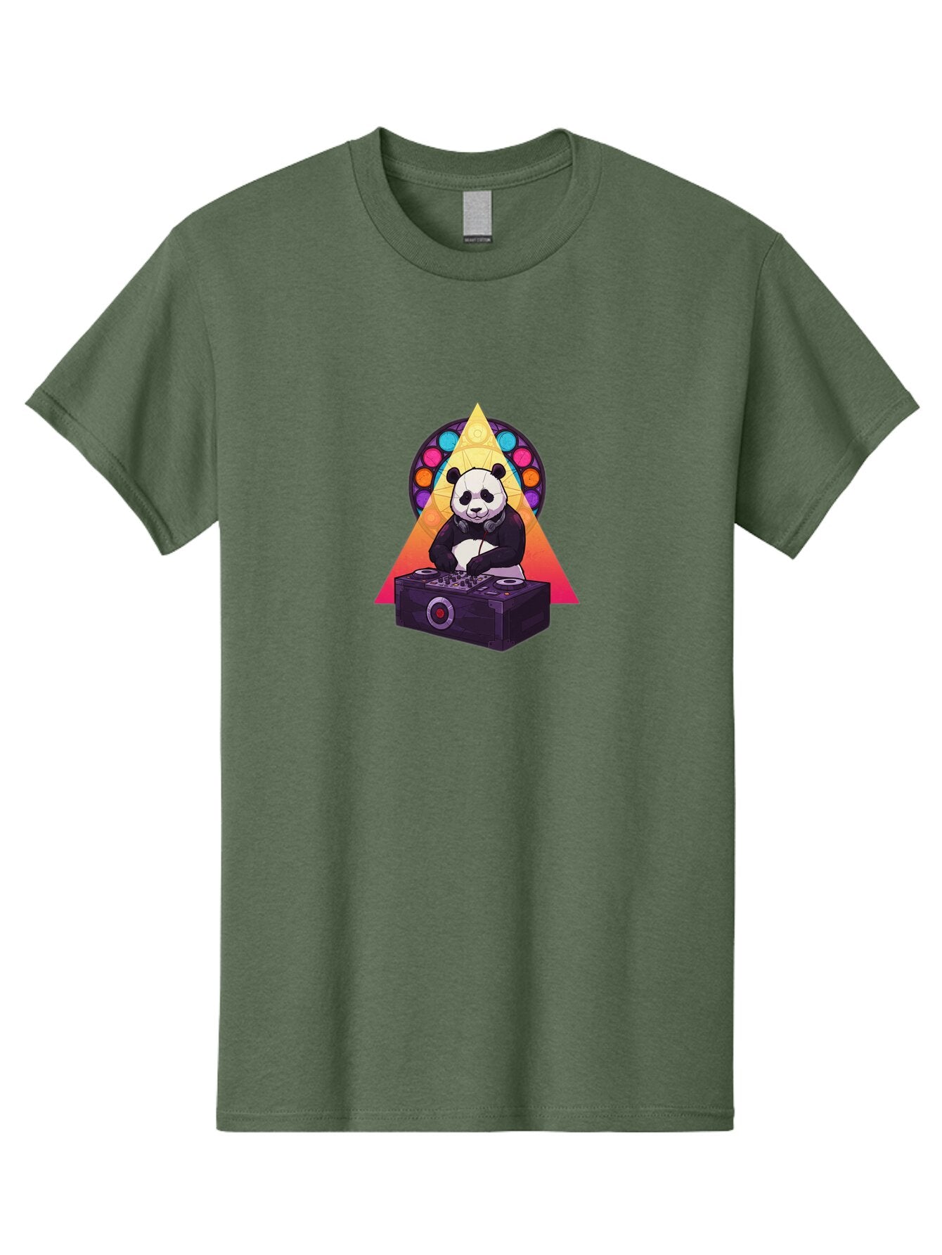 Panda-Dj-4 Men'S Graphic Tee, 100% Cotton, Comfortable Casual Summer Wear, Machine Washable, Vintage Camera, Old Camera, Antique Camera, Black Camera, Classic Photography, Photography Equipment, Nostalgic Device, Film Camera, Camera Art Ban039 6