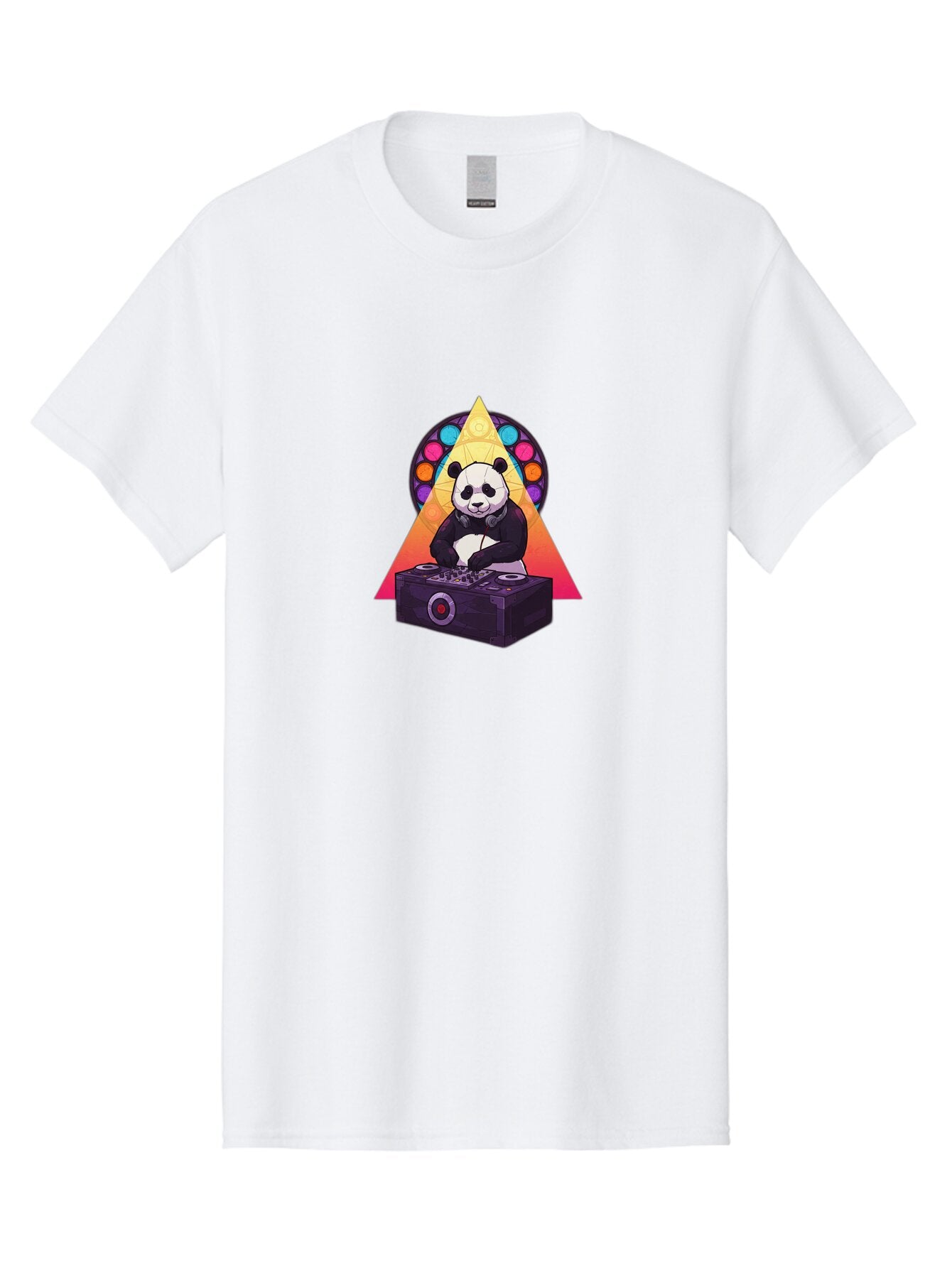 Panda-Dj-4 Men'S Graphic Tee, 100% Cotton, Comfortable Casual Summer Wear, Machine Washable, Vintage Camera, Old Camera, Antique Camera, Black Camera, Classic Photography, Photography Equipment, Nostalgic Device, Film Camera, Camera Art Ban039 8