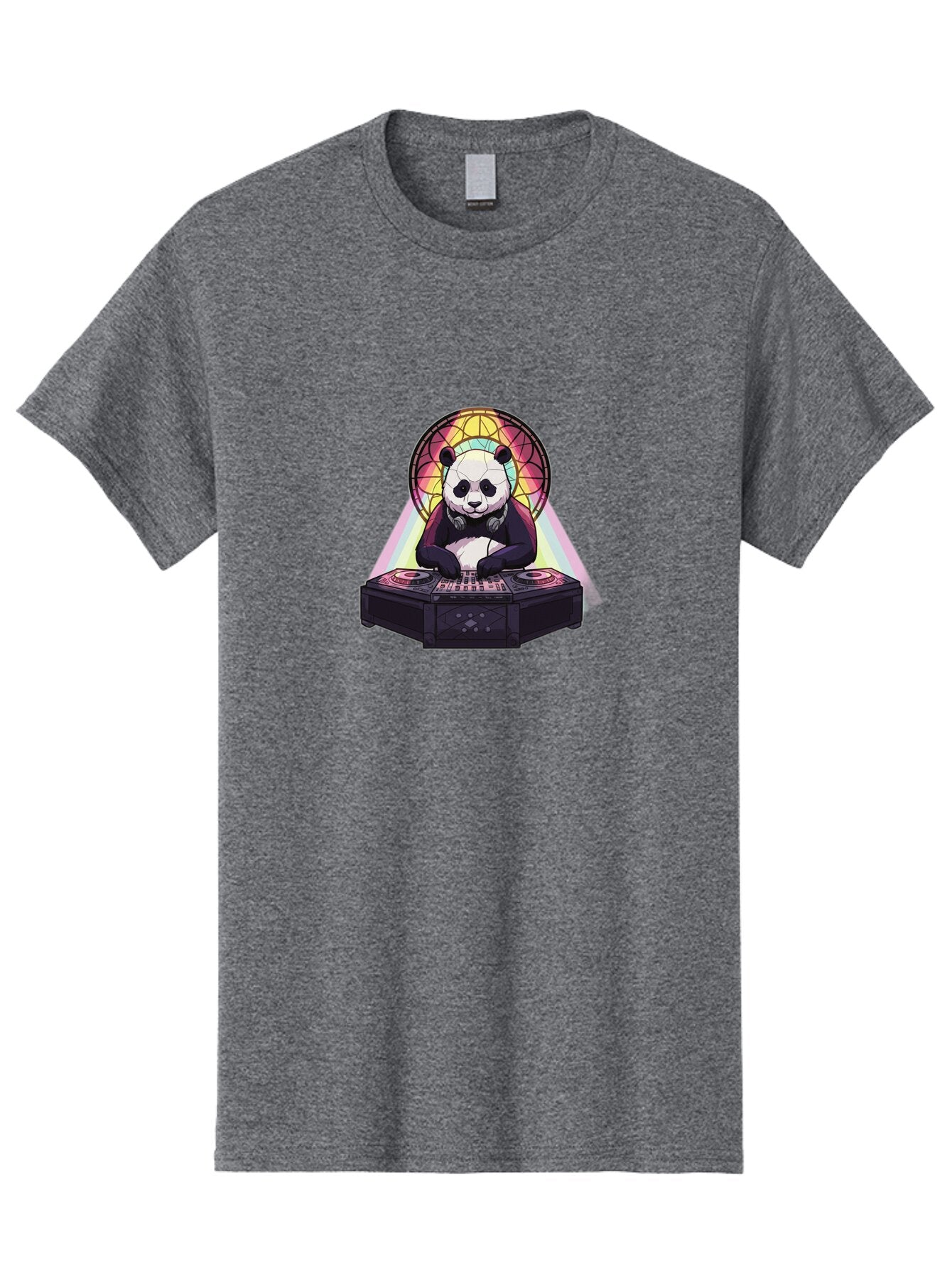 Panda-Dj-5 Men'S Graphic Tee, 100% Cotton, Comfortable Casual Summer Wear, Machine Washable, Vintage Camera, Old Camera, Antique Camera, Black Camera, Classic Photography, Photography Equipment, Nostalgic Device, Film Camera, Camera Art Ban040 5