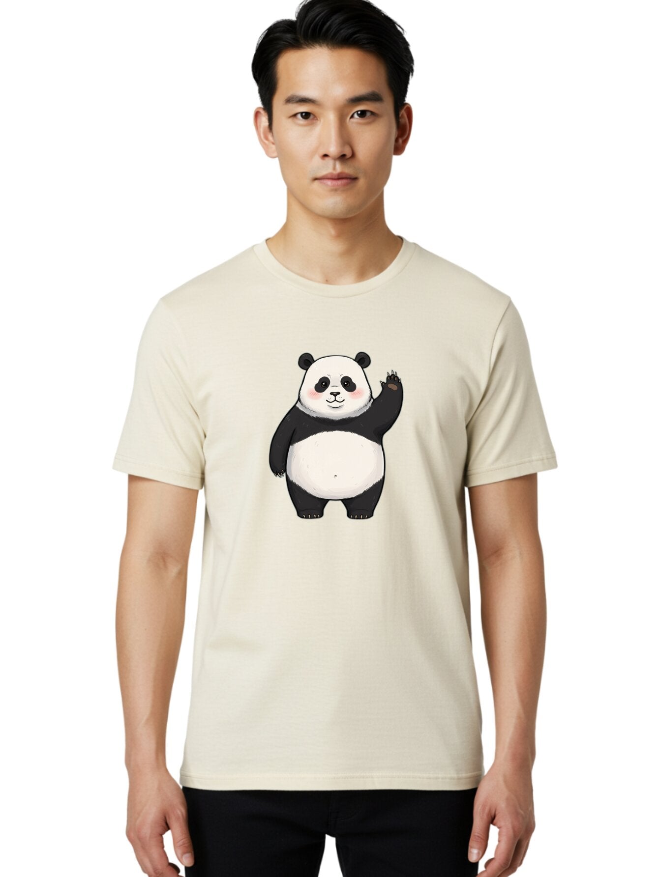 Panda-Waving Men'S Graphic Tee, 100% Cotton, Comfortable Casual Summer Wear, Machine Washable, Vintage Camera, Old Camera, Antique Camera, Black Camera, Classic Photography, Photography Equipment, Nostalgic Device, Film Camera, Camera Art Ban042 16