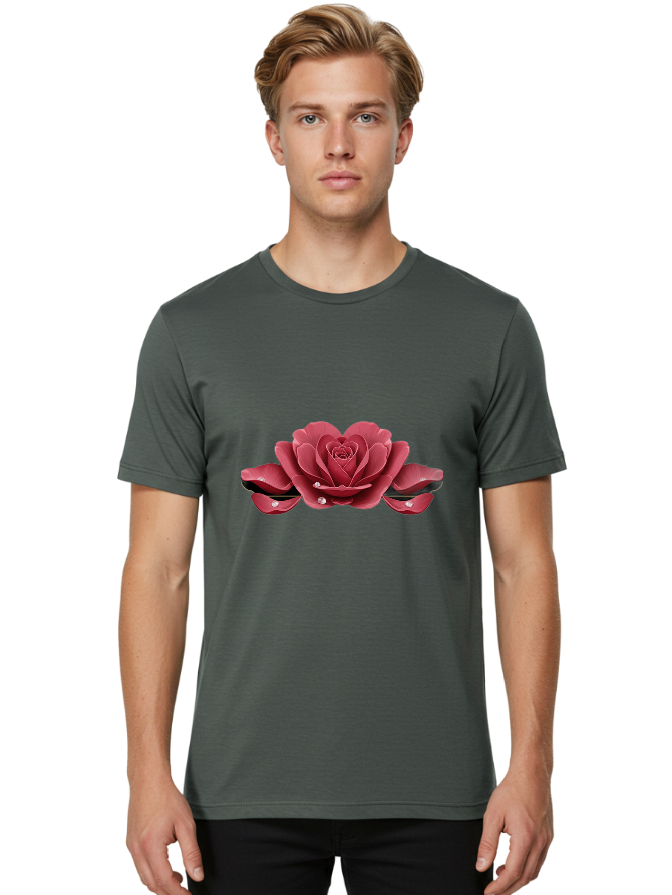 Paper-Flower-With-Pearls Men'S Graphic Tee, 100% Cotton, Comfortable Casual Summer Wear, Machine Washable, Vintage Camera, Old Camera, Antique Camera, Black Camera, Classic Photography, Photography Equipment, Nostalgic Device, Film Camera, Ban047 21