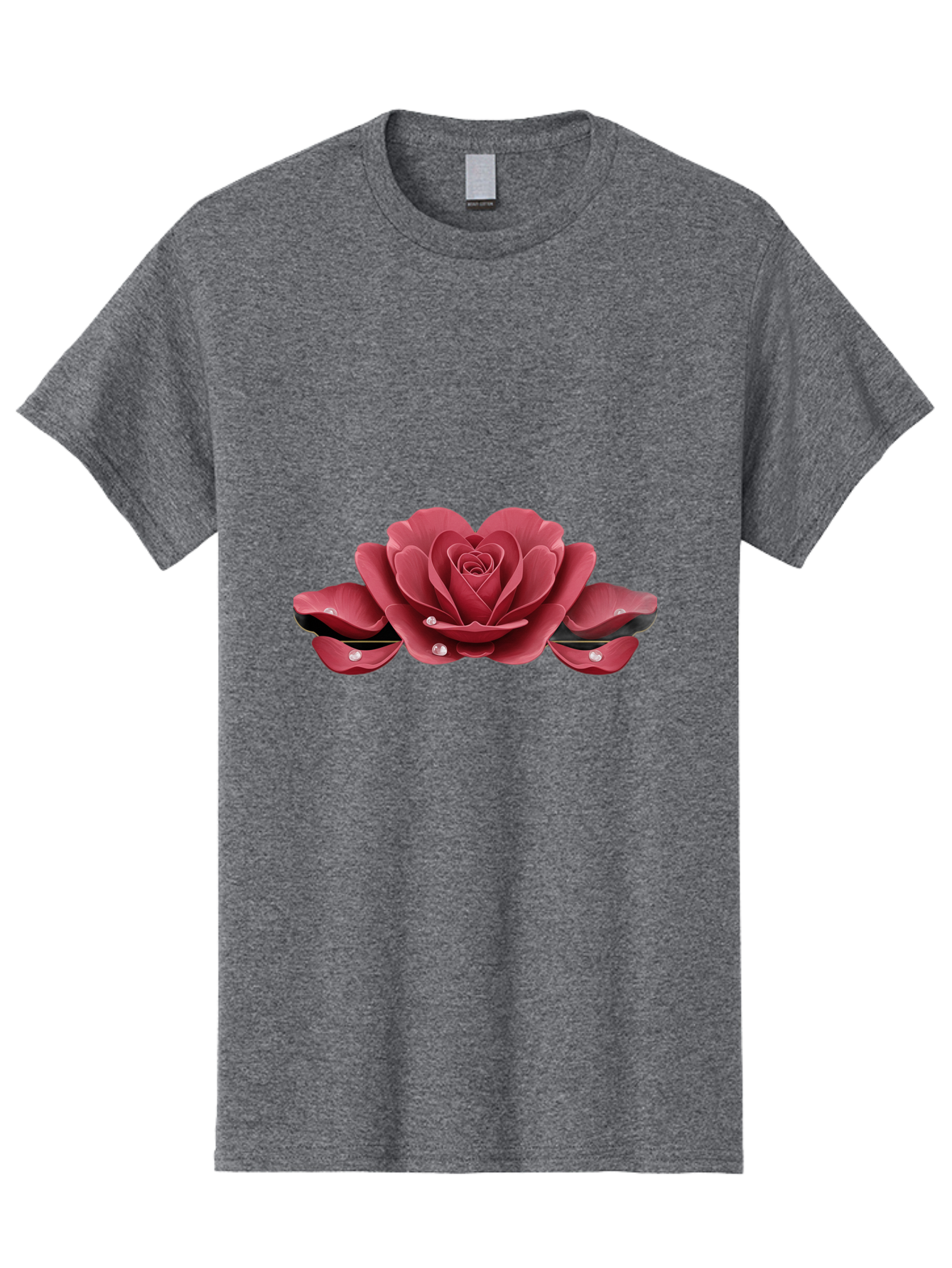Paper-Flower-With-Pearls Men'S Graphic Tee, 100% Cotton, Comfortable Casual Summer Wear, Machine Washable, Vintage Camera, Old Camera, Antique Camera, Black Camera, Classic Photography, Photography Equipment, Nostalgic Device, Film Camera, Ban047 3