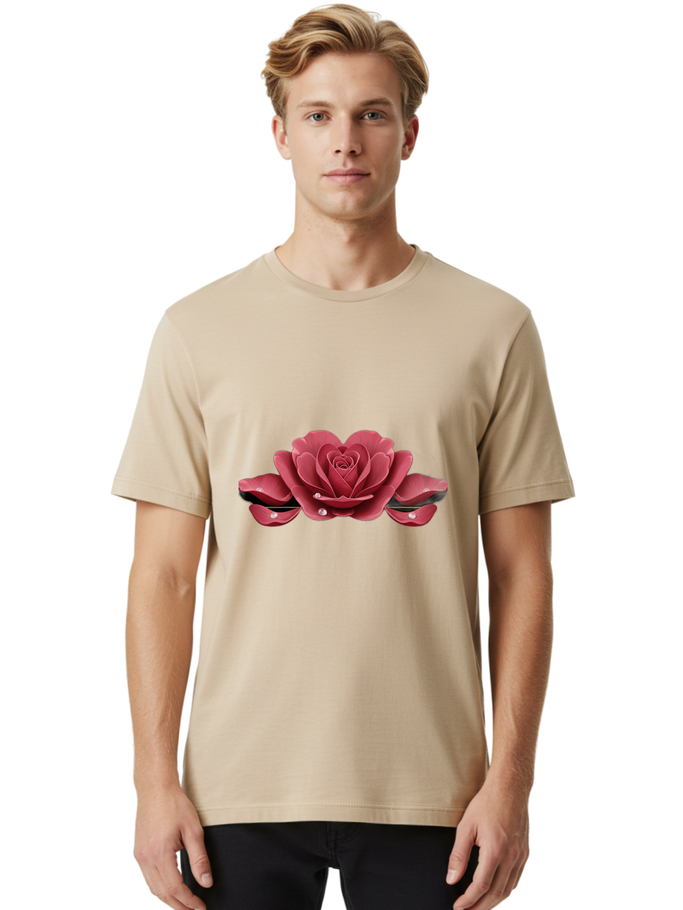 Paper-Flower-With-Pearls Men'S Graphic Tee, 100% Cotton, Comfortable Casual Summer Wear, Machine Washable, Vintage Camera, Old Camera, Antique Camera, Black Camera, Classic Photography, Photography Equipment, Nostalgic Device, Film Camera, Ban047 26