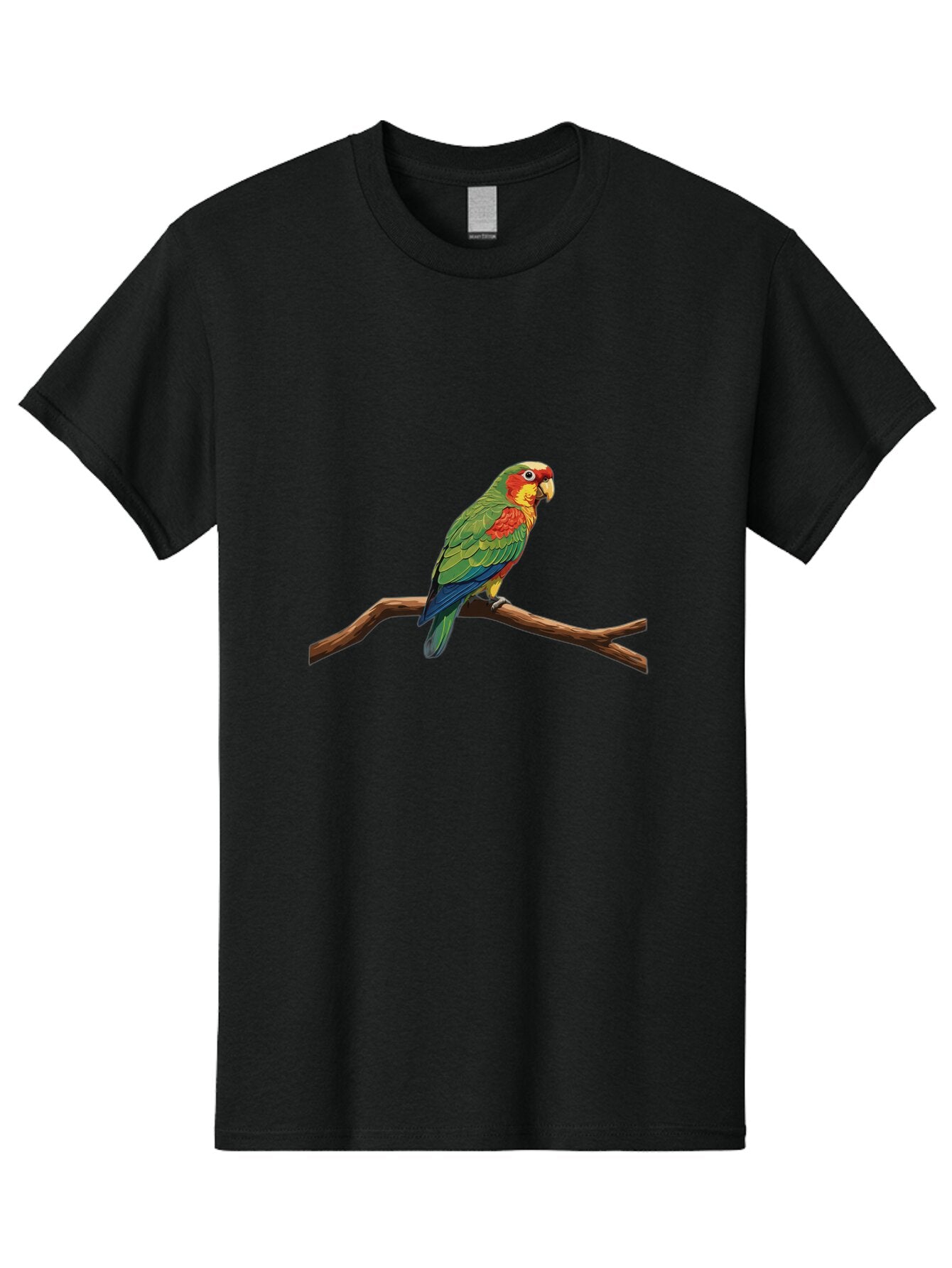 Parrot-On-Branch Men'S Graphic Tee, 100% Cotton, Comfortable Casual Summer Wear, Machine Washable, Vintage Camera, Old Camera, Antique Camera, Black Camera, Classic Photography, Photography Equipment, Nostalgic Device, Film Camera, Camera Art Ban051