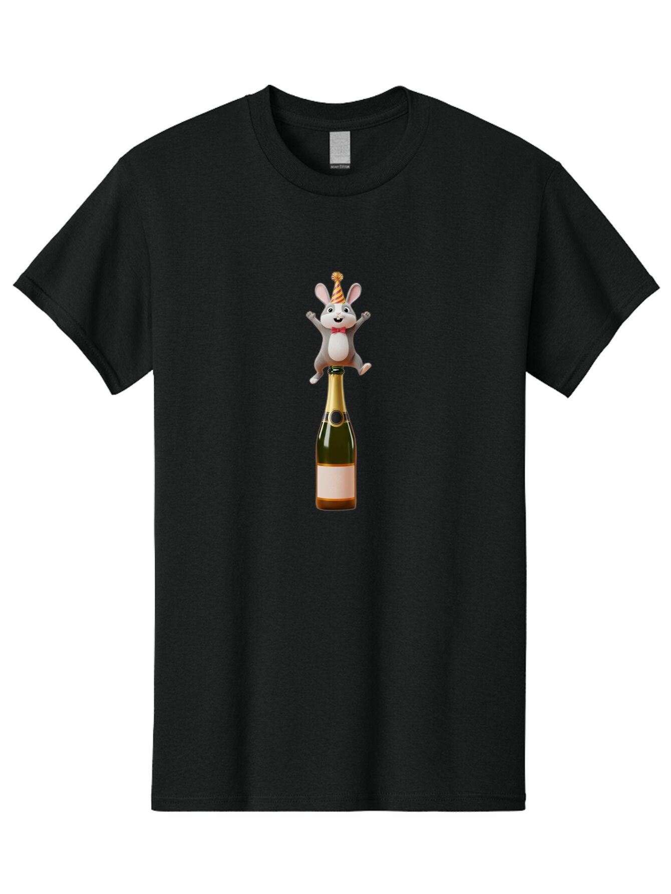 Party-Mouse-Champagne Men'S Graphic Tee, 100% Cotton, Comfortable Casual Summer Wear, Machine Washable, Vintage Camera, Old Camera, Antique Camera, Black Camera, Classic Photography, Photography Equipment, Nostalgic Device, Film Camera, Ban052 4