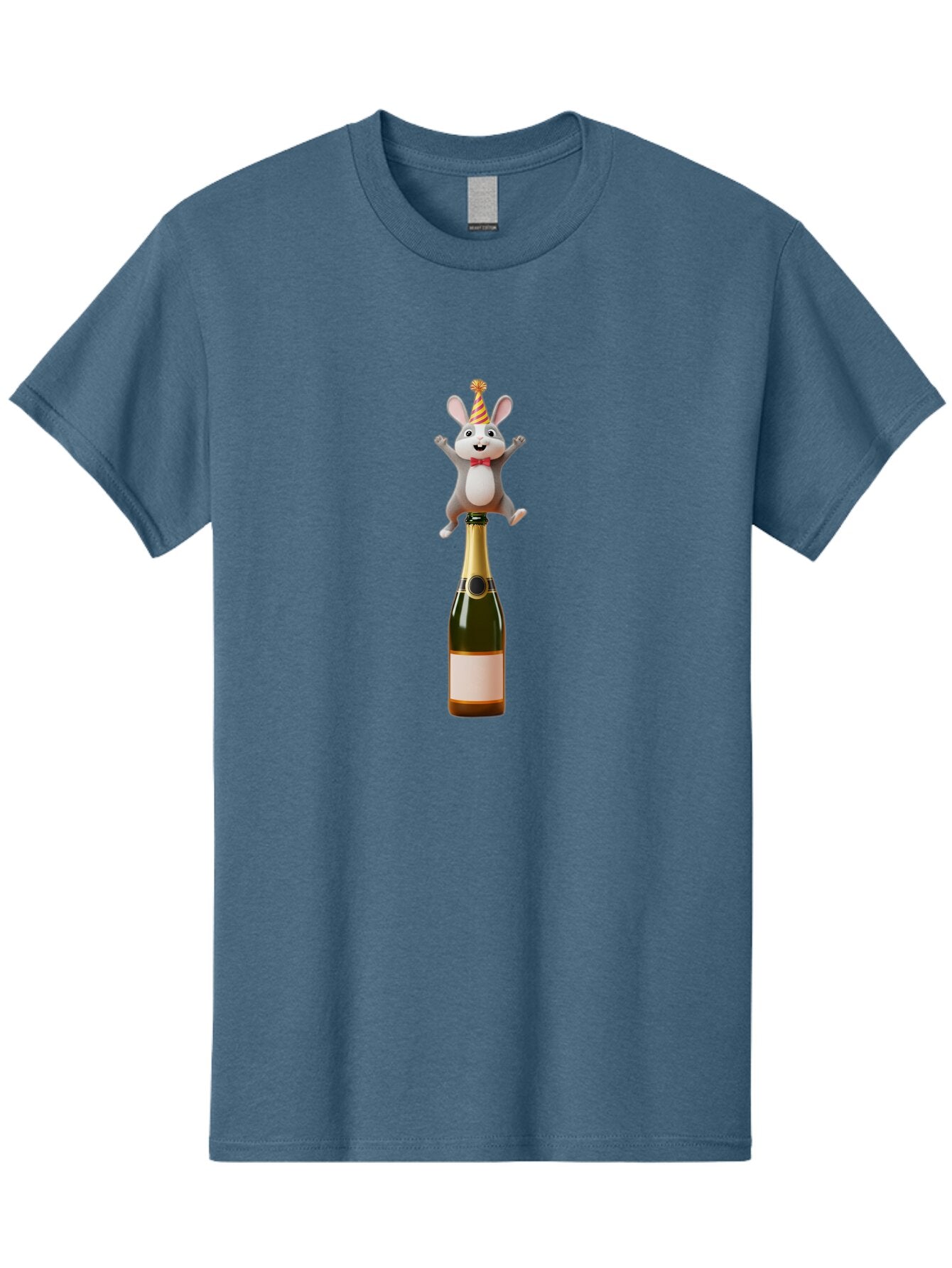 Party-Mouse-Champagne Men'S Graphic Tee, 100% Cotton, Comfortable Casual Summer Wear, Machine Washable, Vintage Camera, Old Camera, Antique Camera, Black Camera, Classic Photography, Photography Equipment, Nostalgic Device, Film Camera, Ban052 3