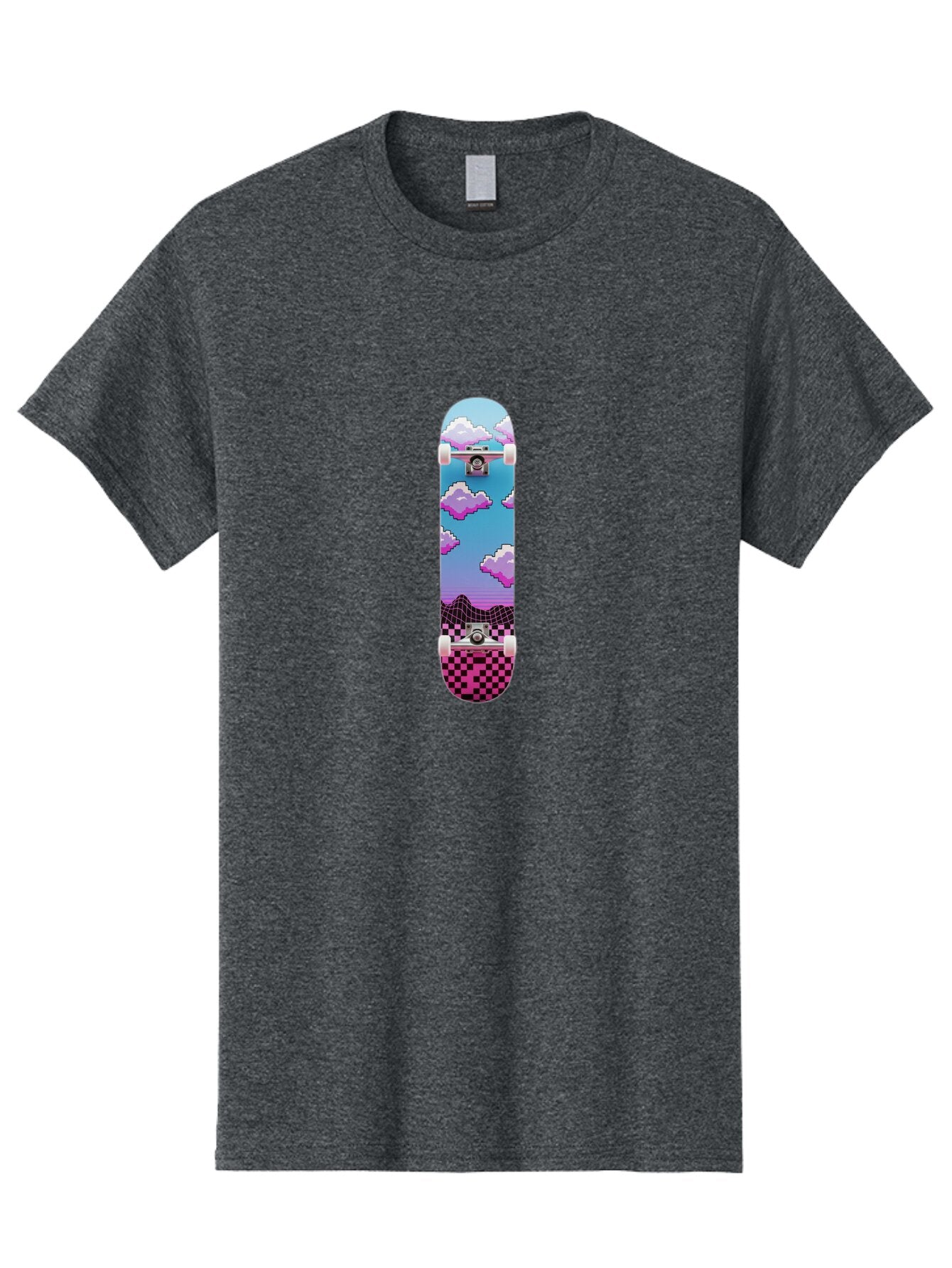 Pastel-Skateboard-Graphic Men'S Graphic Tee, 100% Cotton, Comfortable Casual Summer Wear, Machine Washable, Vintage Camera, Old Camera, Antique Camera, Black Camera, Classic Photography, Photography Equipment, Nostalgic Device, Film Camera, Ban054 14