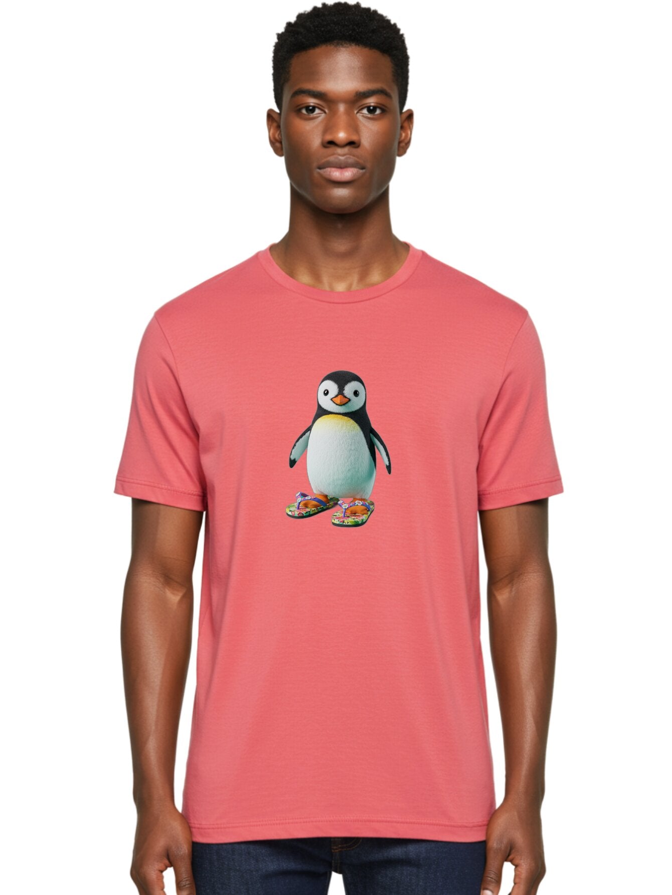 Penguin-3 Men'S Graphic Tee, 100% Cotton, Comfortable Casual Summer Wear, Machine Washable, Vintage Camera, Old Camera, Antique Camera, Black Camera, Classic Photography, Photography Equipment, Nostalgic Device, Film Camera, Camera Art Ban063 20
