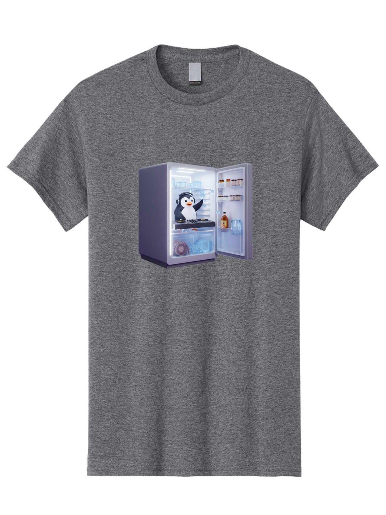 Penguin-Dj Men'S Graphic Tee, 100% Cotton, Comfortable Casual Summer Wear, Machine Washable, Vintage Camera, Old Camera, Antique Camera, Black Camera, Classic Photography, Photography Equipment, Nostalgic Device, Film Camera, Camera Art Ban068 3