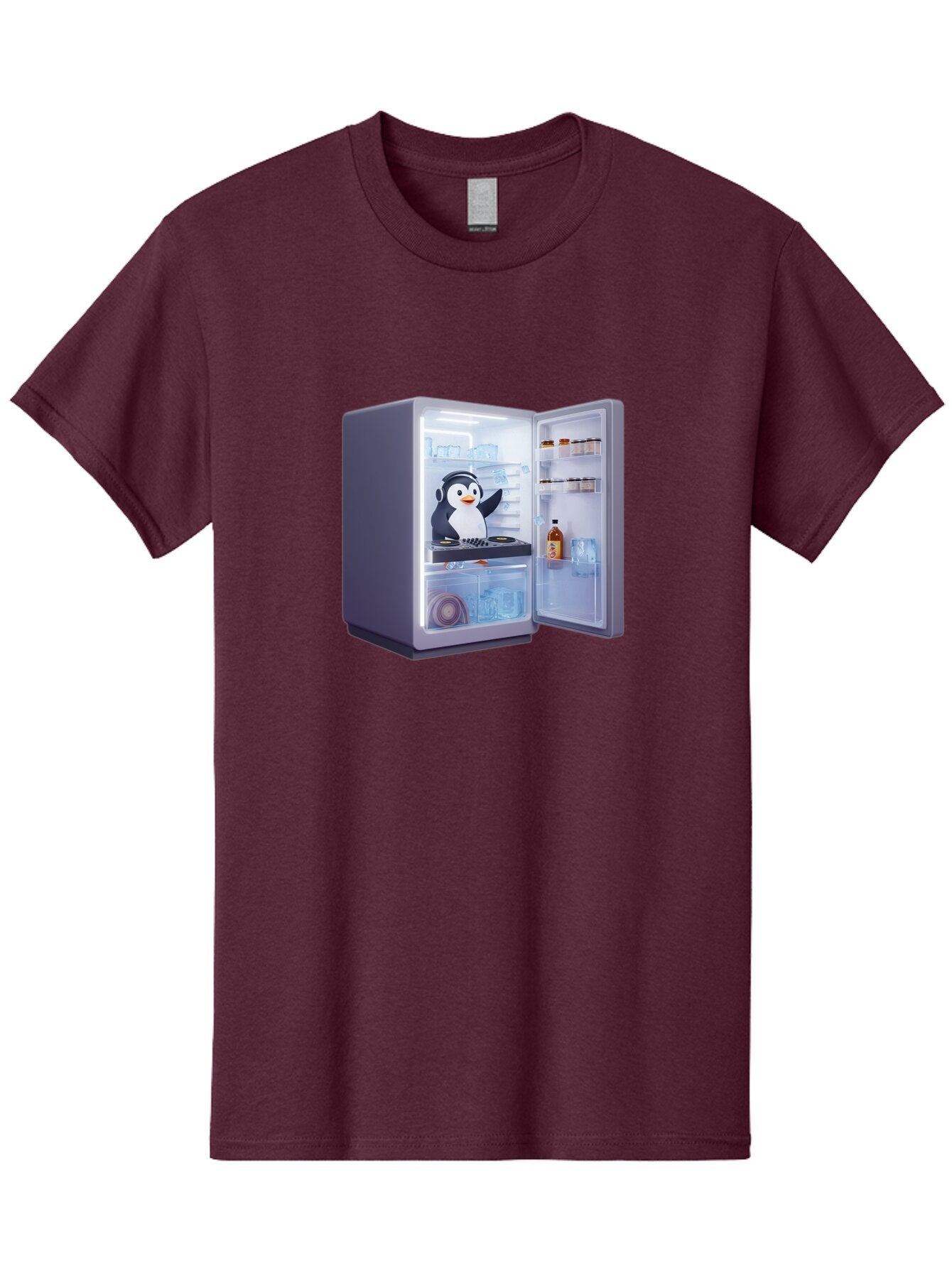 Penguin-Dj Men'S Graphic Tee, 100% Cotton, Comfortable Casual Summer Wear, Machine Washable, Vintage Camera, Old Camera, Antique Camera, Black Camera, Classic Photography, Photography Equipment, Nostalgic Device, Film Camera, Camera Art Ban068 15