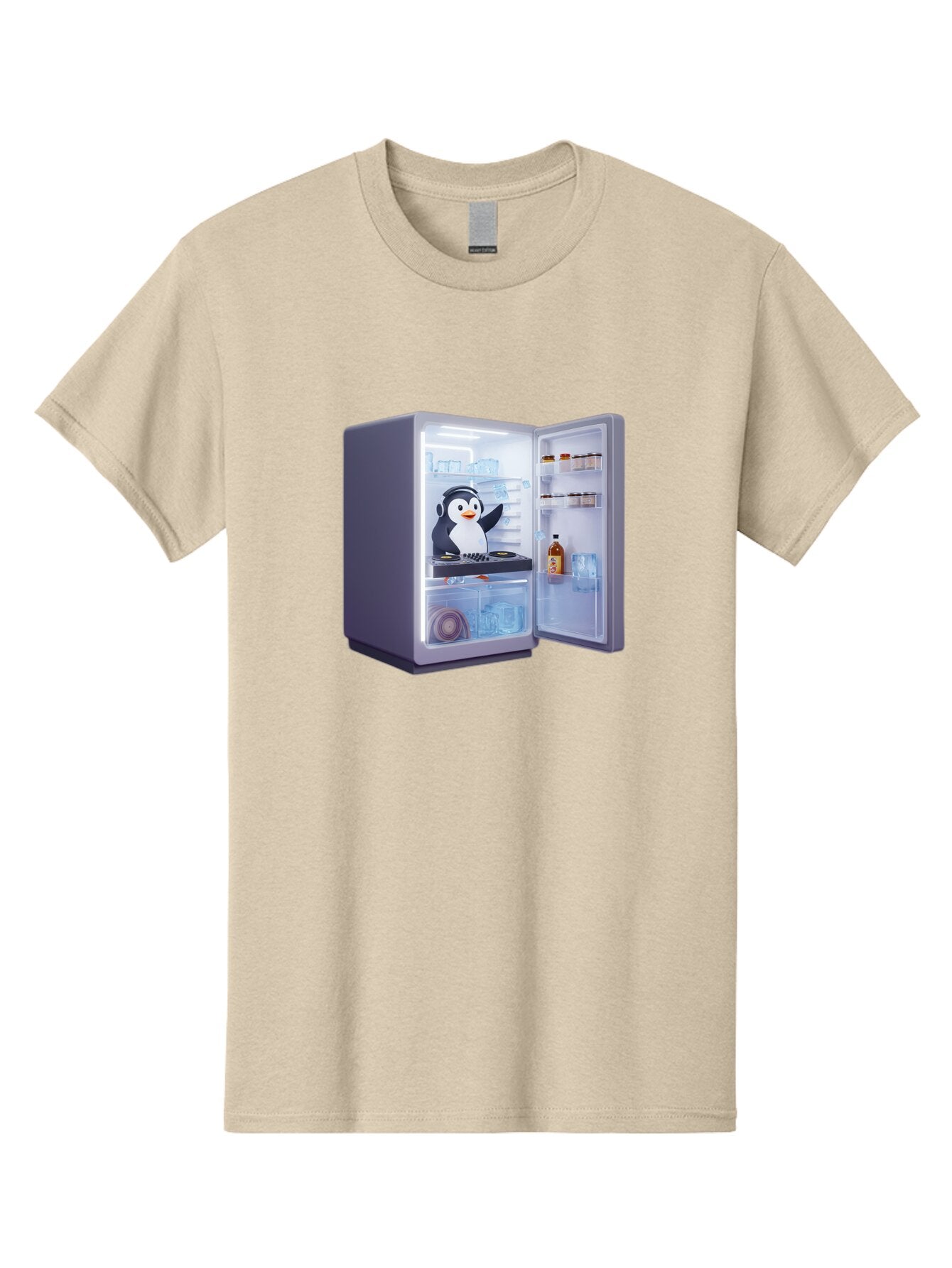 Penguin-Dj Men'S Graphic Tee, 100% Cotton, Comfortable Casual Summer Wear, Machine Washable, Vintage Camera, Old Camera, Antique Camera, Black Camera, Classic Photography, Photography Equipment, Nostalgic Device, Film Camera, Camera Art Ban068