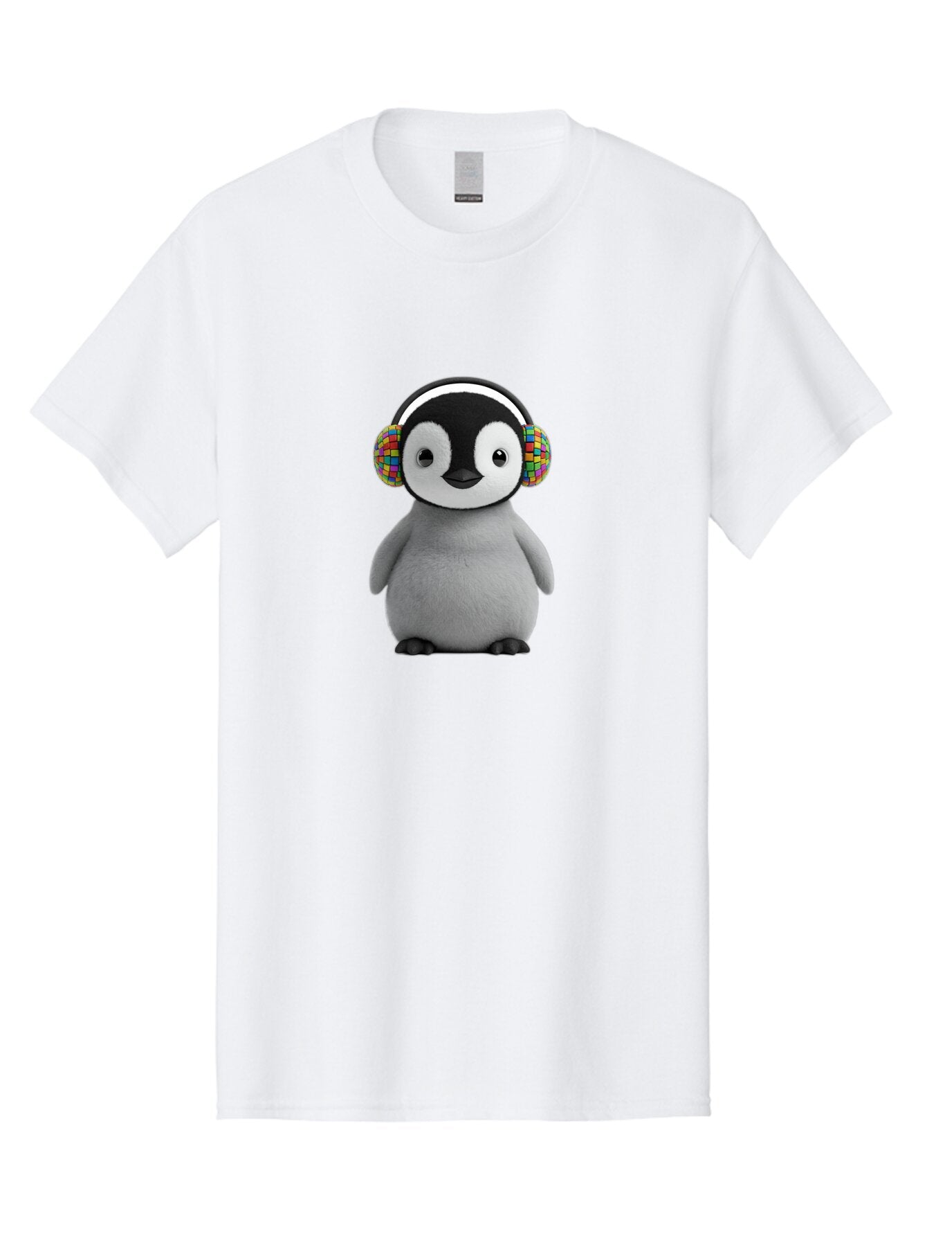 Penguin-Headphones Men'S Graphic Tee, 100% Cotton, Comfortable Casual Summer Wear, Machine Washable, Vintage Camera, Old Camera, Antique Camera, Black Camera, Classic Photography, Photography Equipment, Nostalgic Device, Film Camera, Ban071 14
